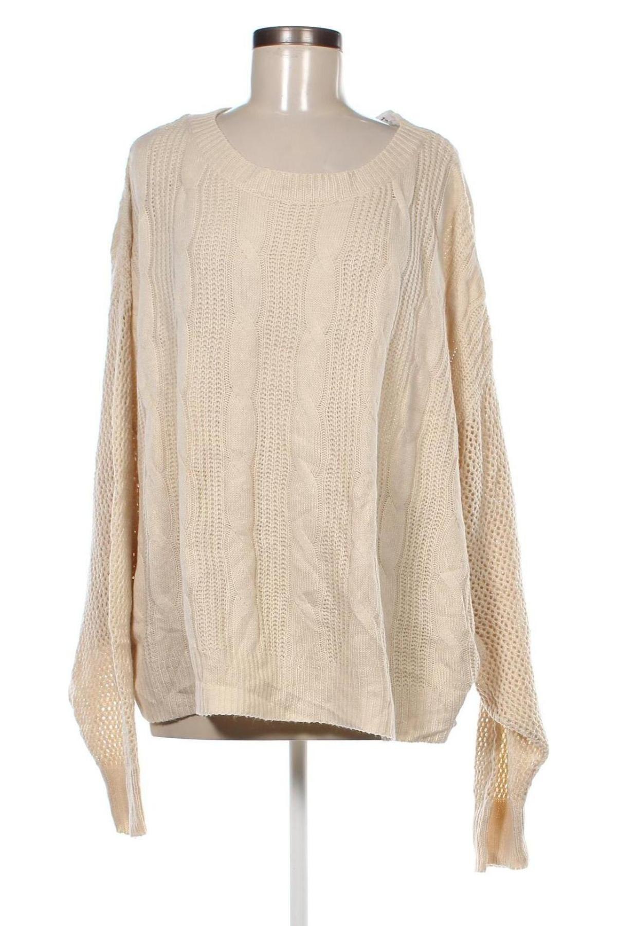 Damenpullover, Größe XXL, Farbe Beige, Preis € 7,49