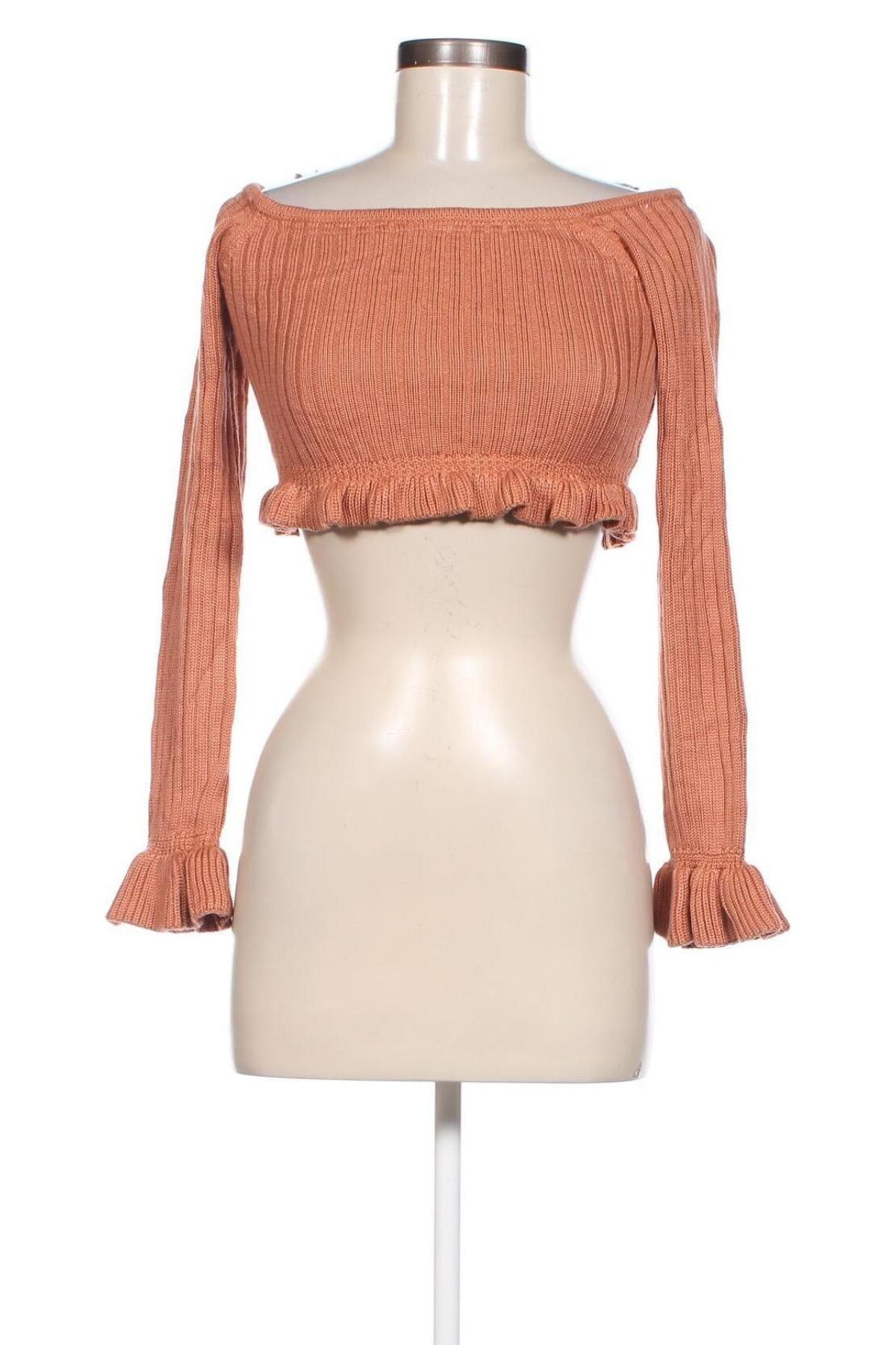 Damenpullover, Größe M, Farbe Orange, Preis 7,49 €