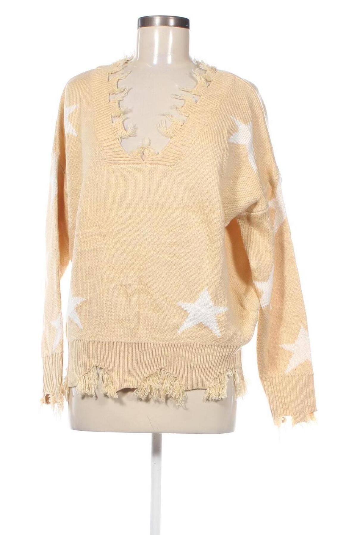 Damenpullover, Größe S, Farbe Beige, Preis 7,49 €