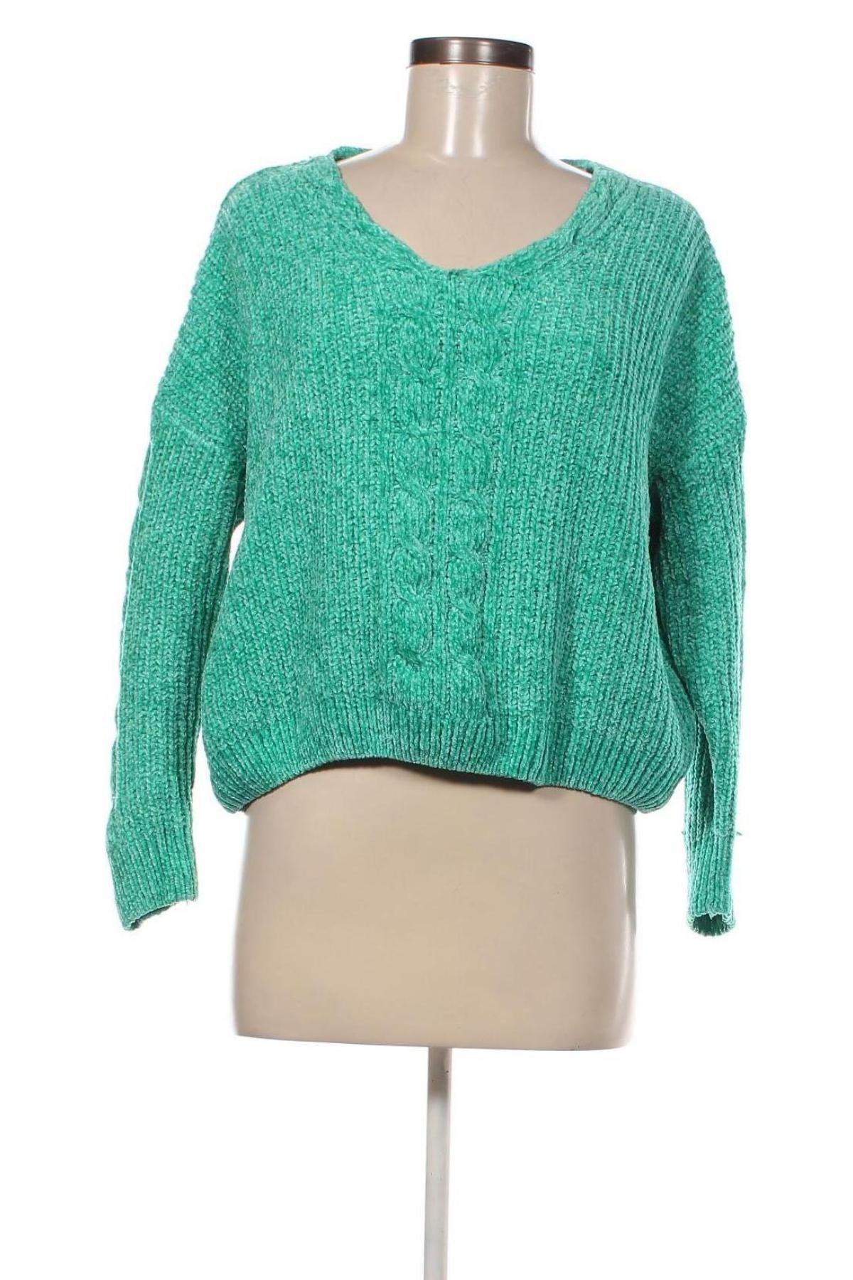 Damenpullover, Größe L, Farbe Grün, Preis € 7,49