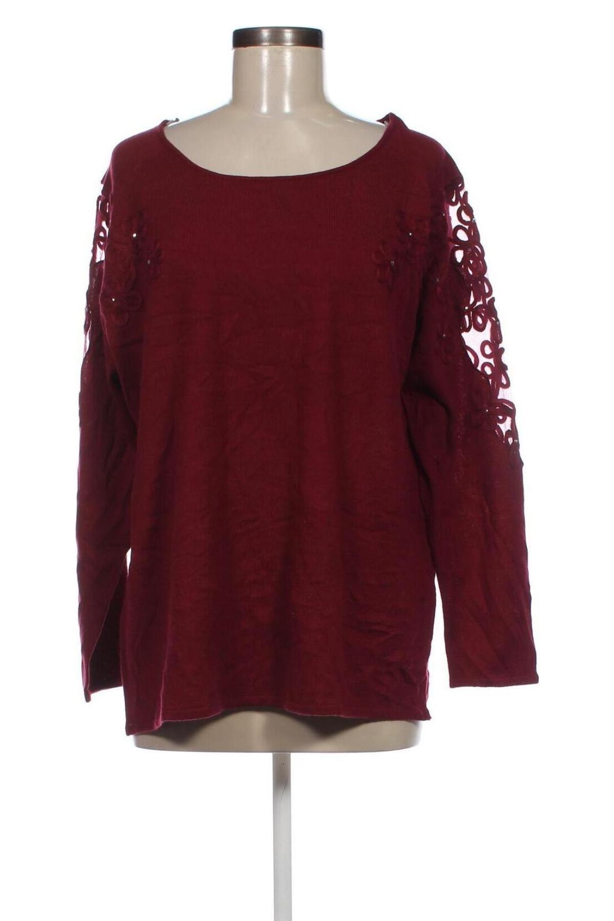 Damenpullover, Größe M, Farbe Rot, Preis 7,49 €