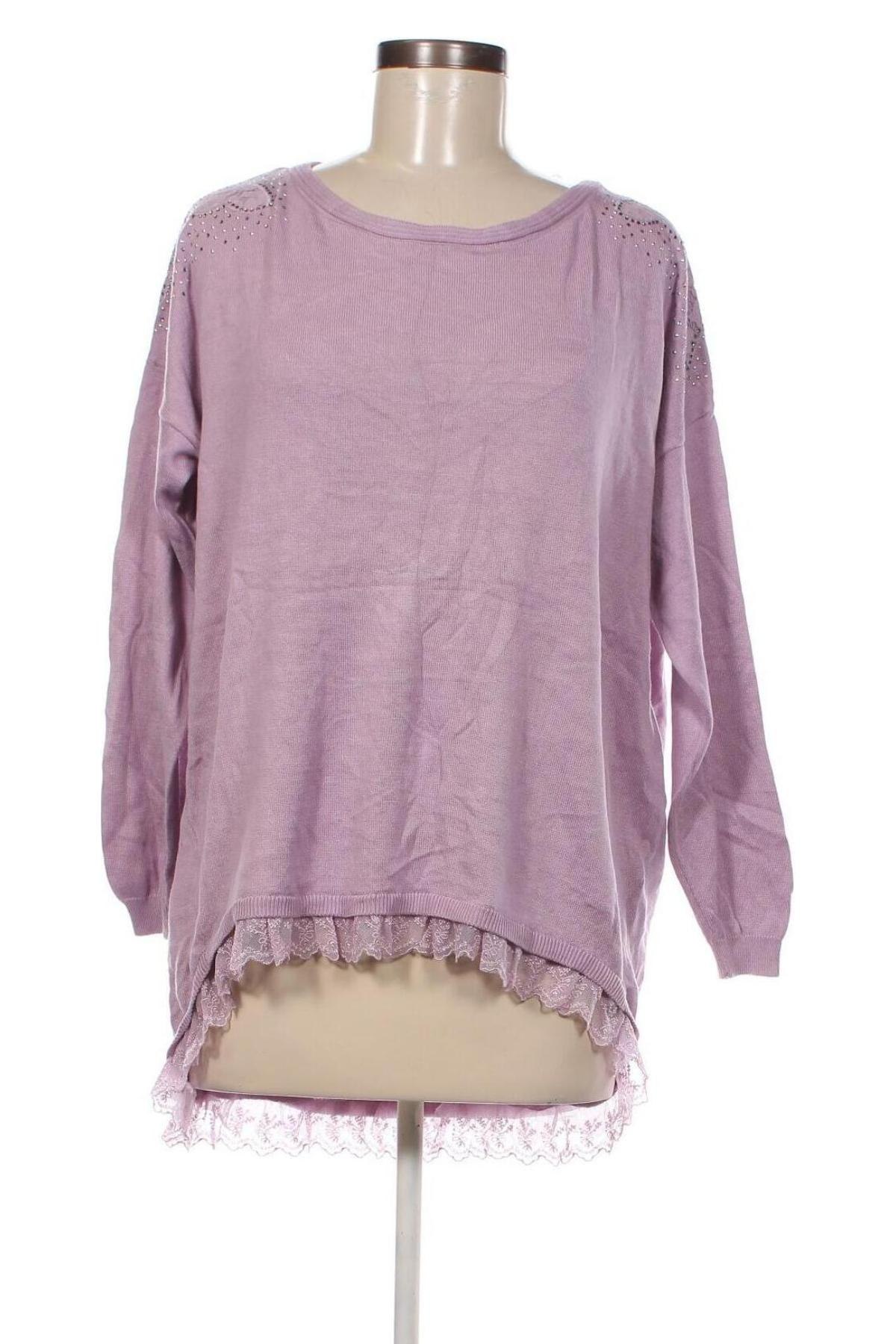 Damenpullover, Größe L, Farbe Lila, Preis € 7,49