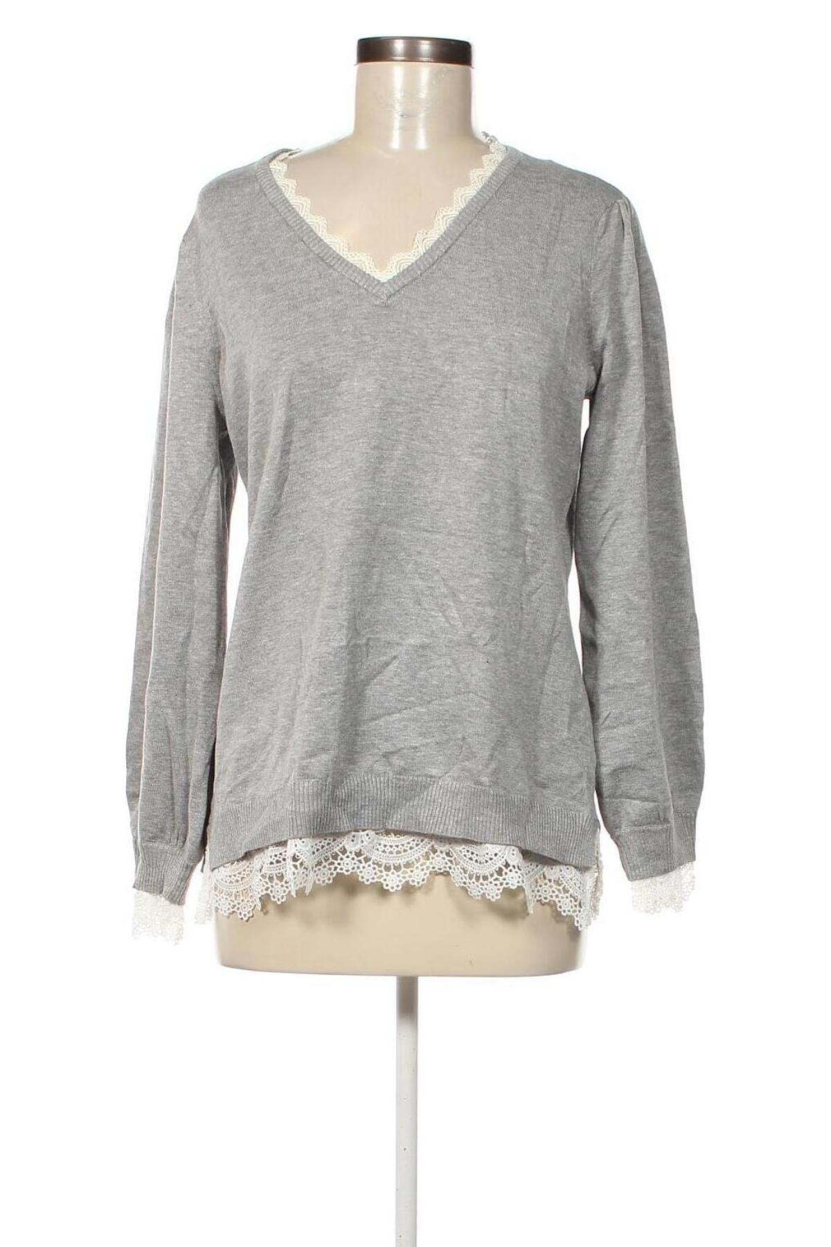 Damenpullover Adrianna Papell, Größe M, Farbe Grau, Preis € 15,49