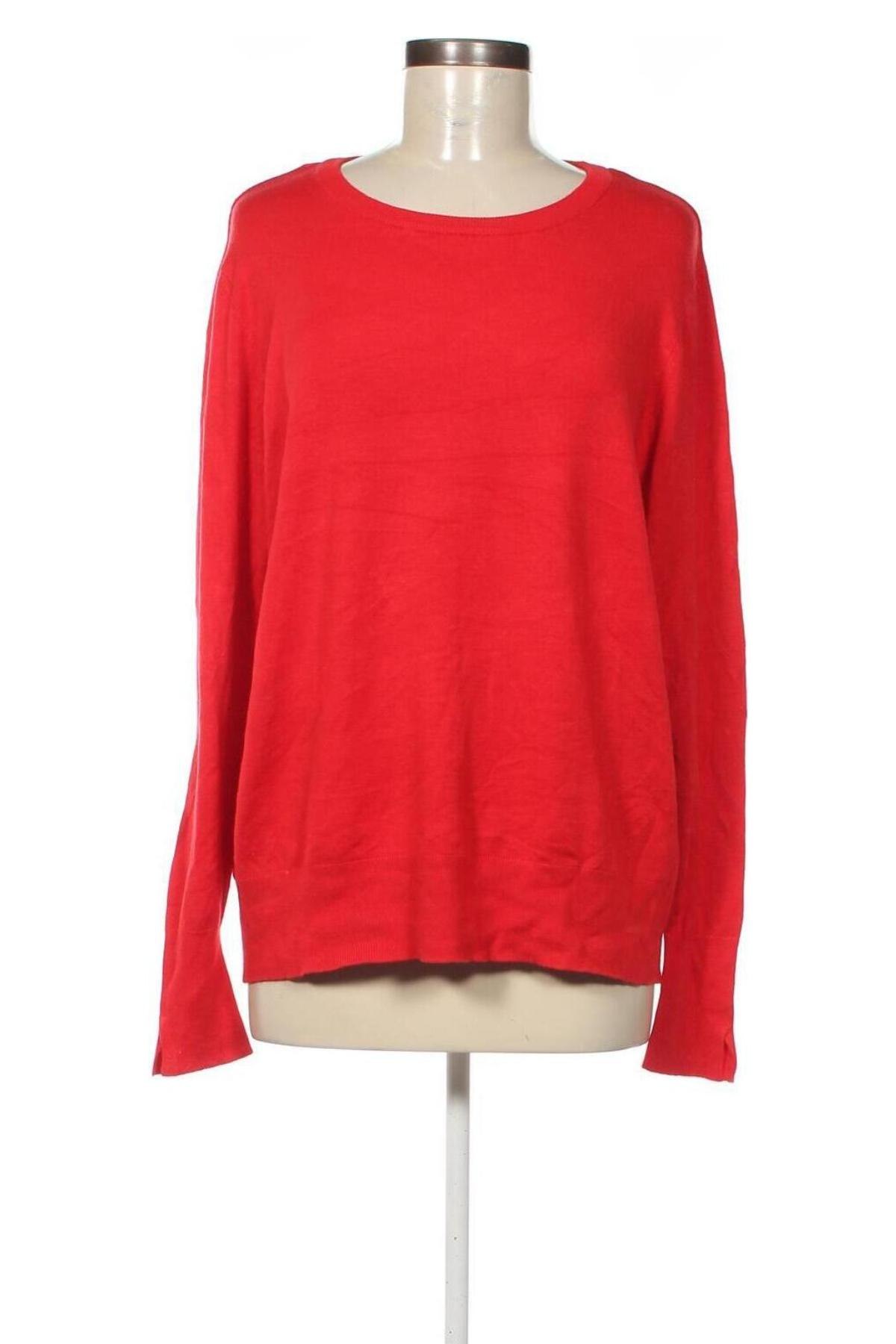 Damenpullover C&A, Größe XL, Farbe Rot, Preis 8,49 €