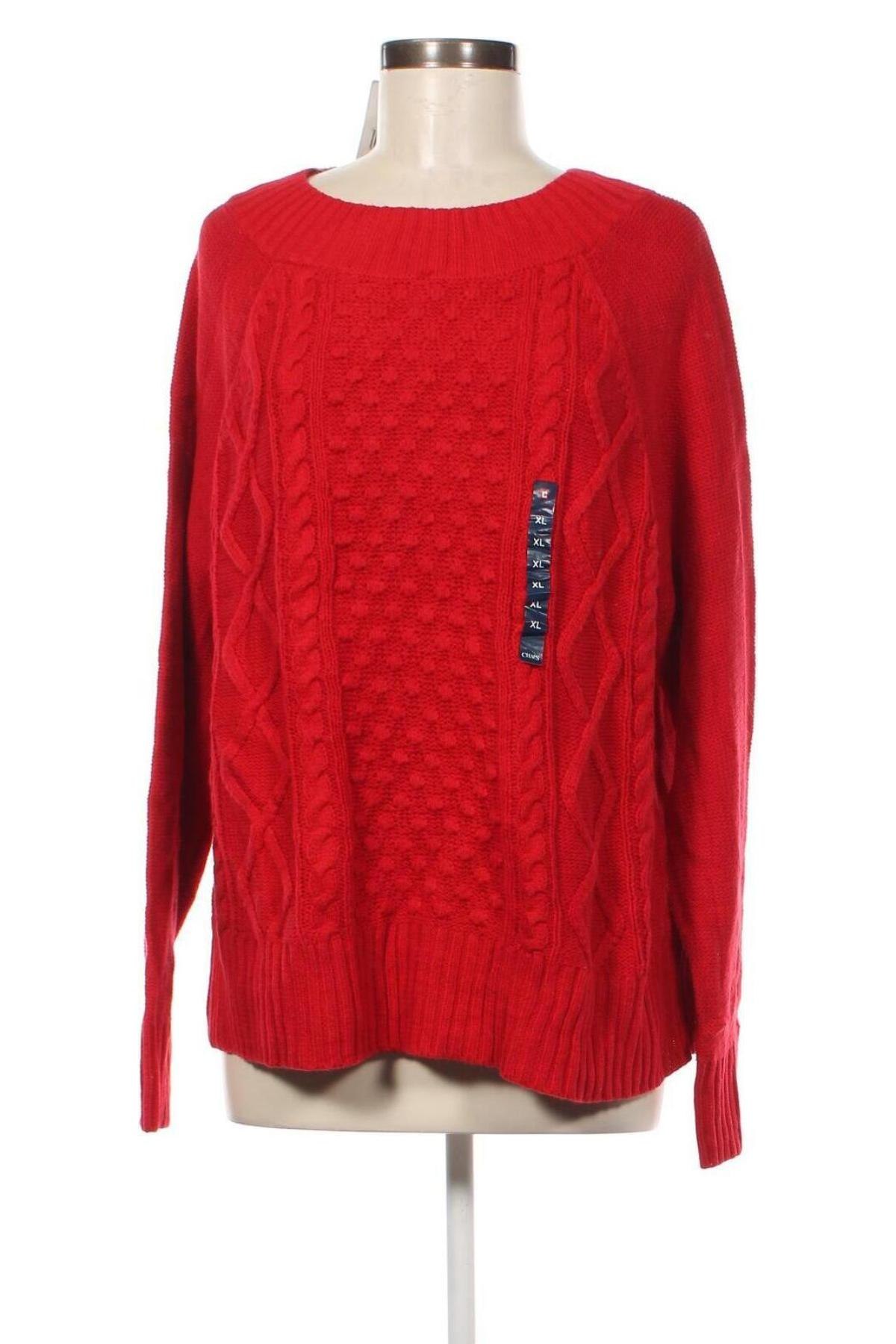 Damenpullover Chaps, Größe XL, Farbe Rot, Preis € 11,49