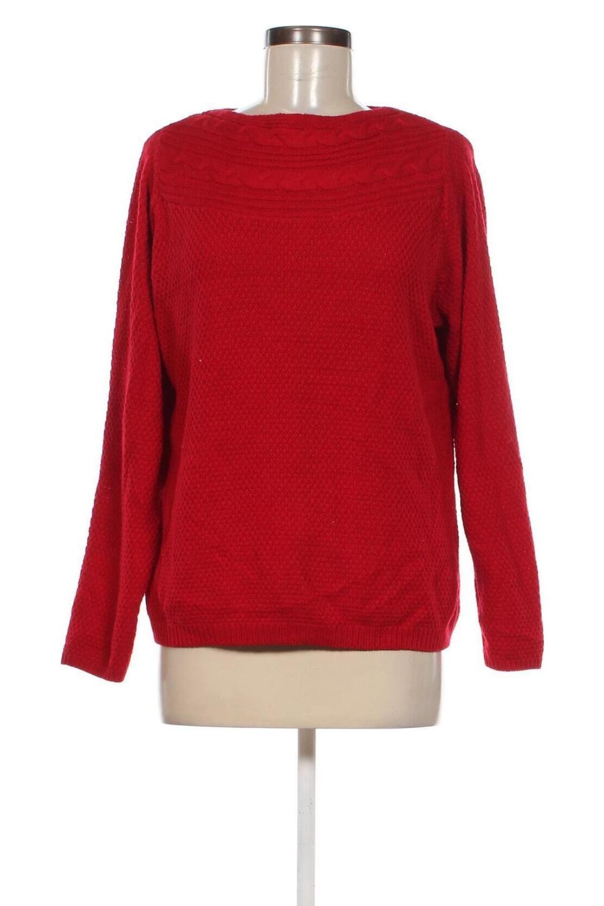 Damski sweter Croft & Barrow, Rozmiar XL, Kolor Czerwony, Cena 32,99 zł