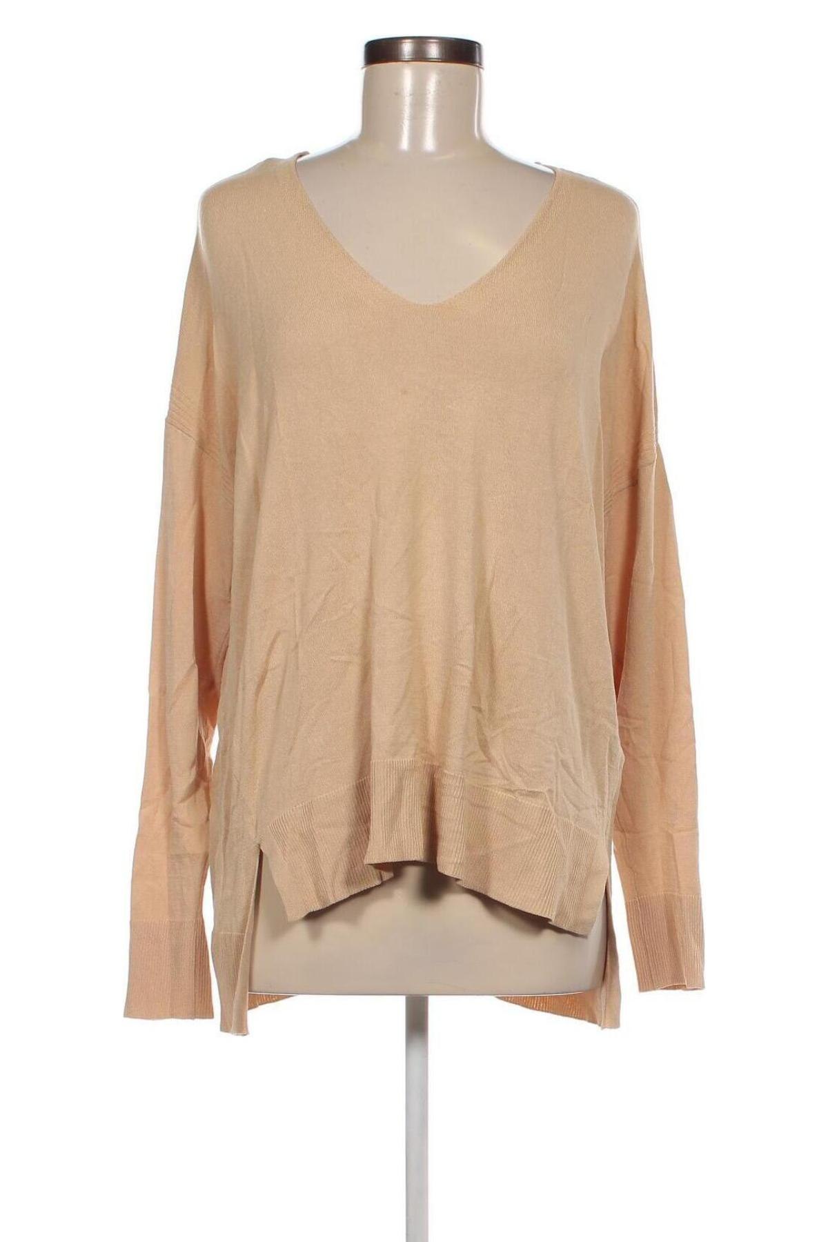 Damenpullover Essentials by Tchibo, Größe M, Farbe Beige, Preis 9,49 €