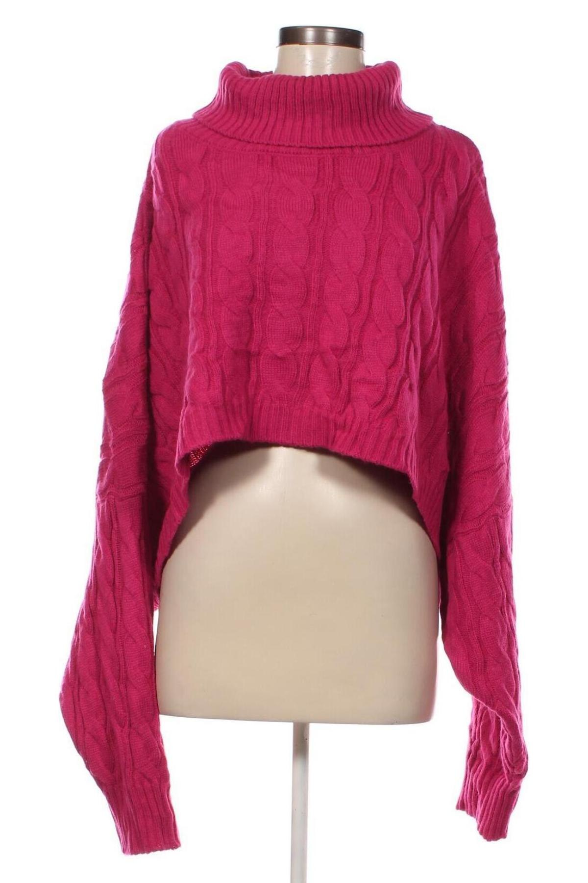 Damski sweter Fashion to Figure, Rozmiar L, Kolor Różowy, Cena 15,99 zł