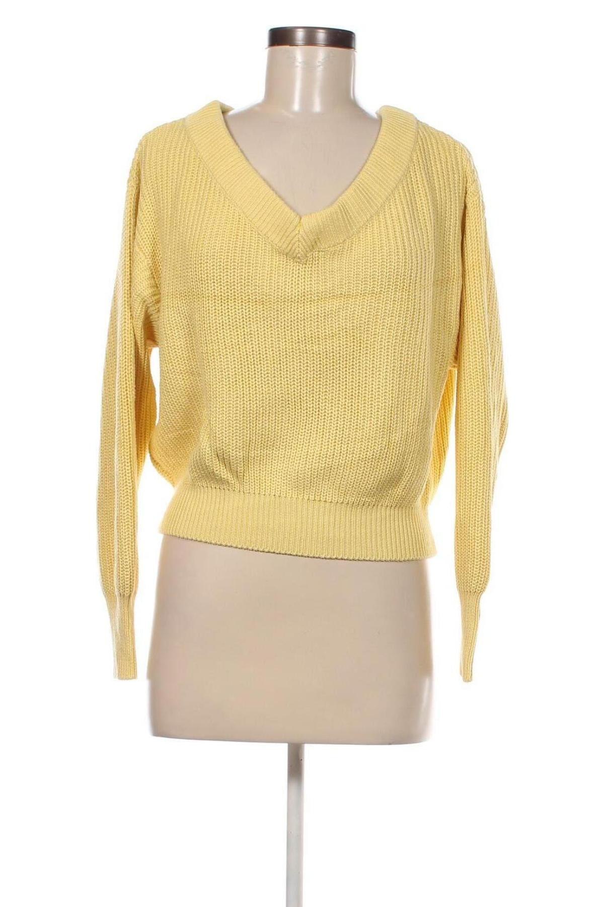 Damski sweter Gina Tricot, Rozmiar M, Kolor Żółty, Cena 30,99 zł