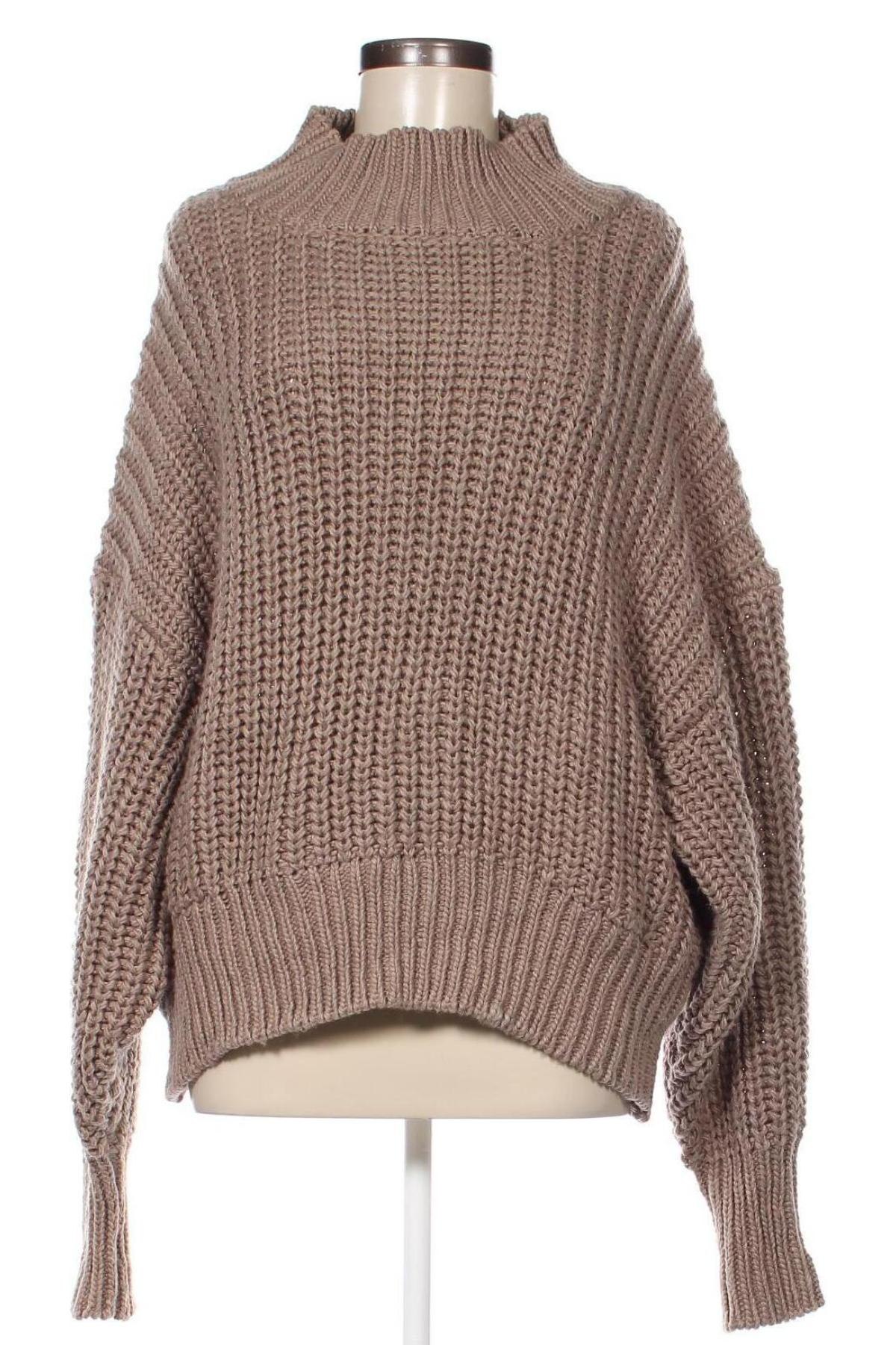 Damski sweter H&M, Rozmiar XL, Kolor Brązowy, Cena 41,99 zł