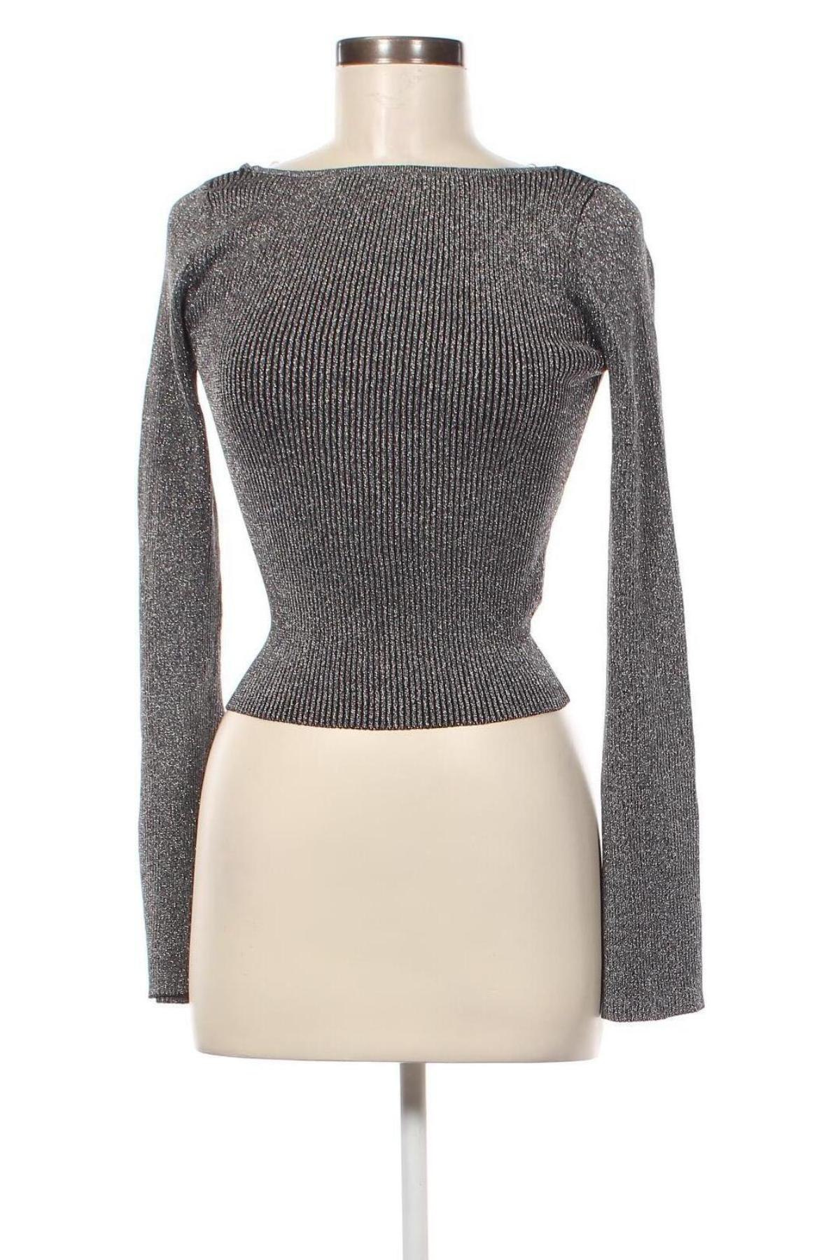 Damski sweter H&M Divided, Rozmiar S, Kolor Srebrzysty, Cena 32,99 zł