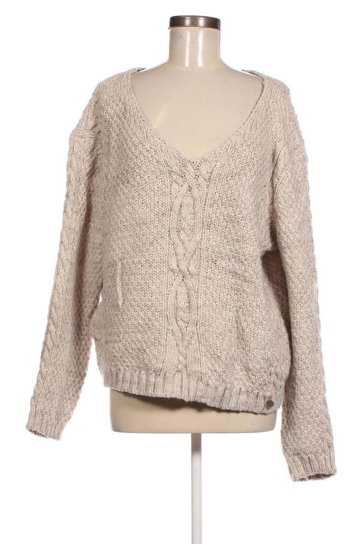 Damenpullover Heimatliebe, Größe L, Farbe Beige, Preis € 7,49