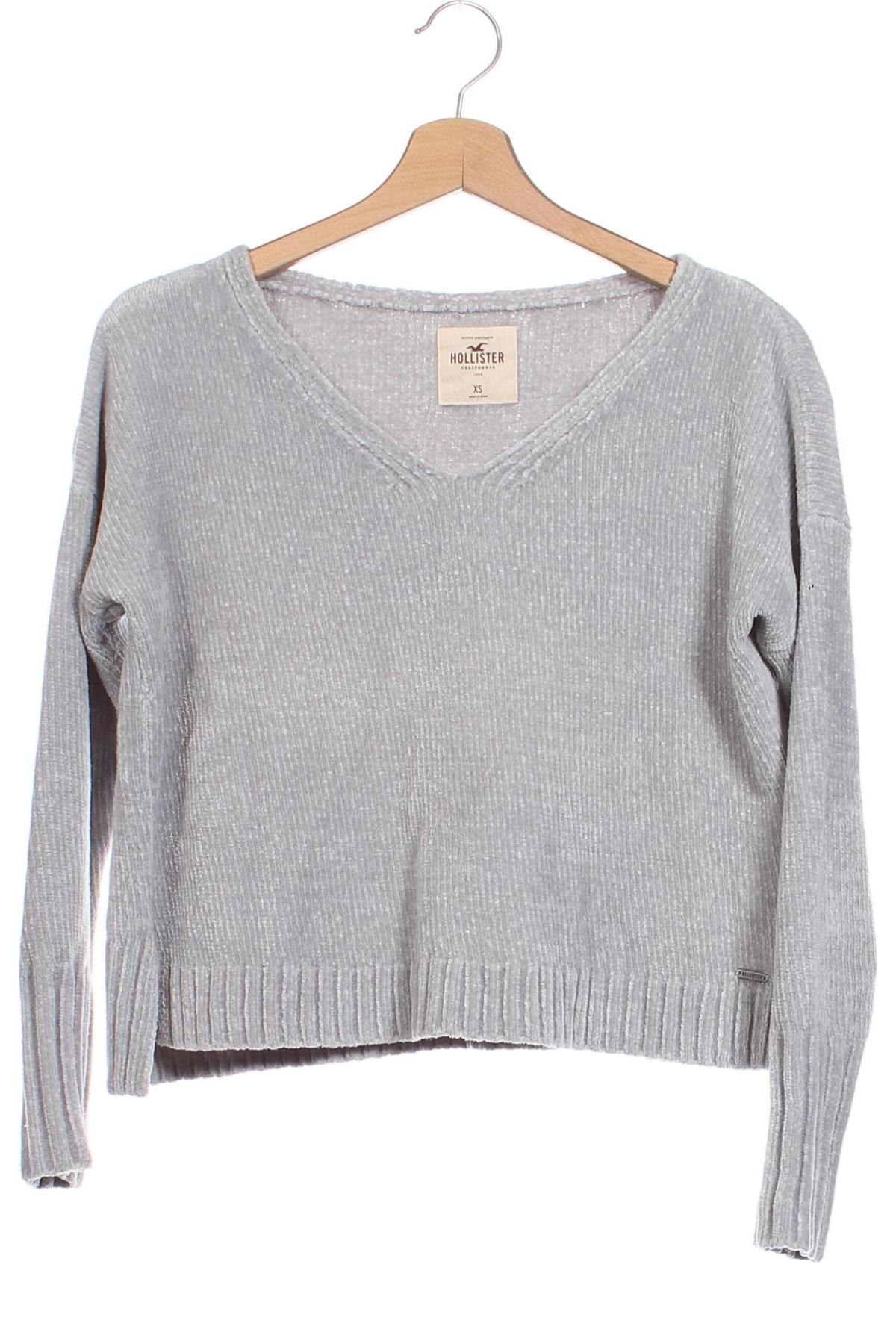 Damenpullover Hollister, Größe XS, Farbe Grau, Preis € 9,87