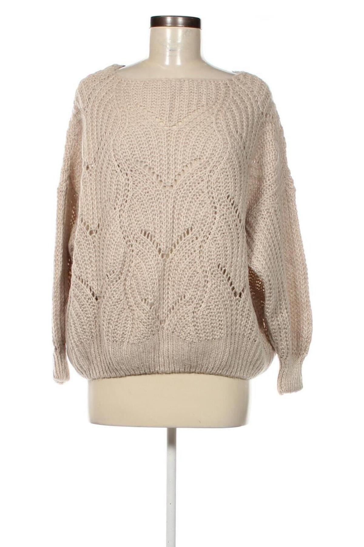 Damenpullover Impress, Größe L, Farbe Beige, Preis 8,29 €