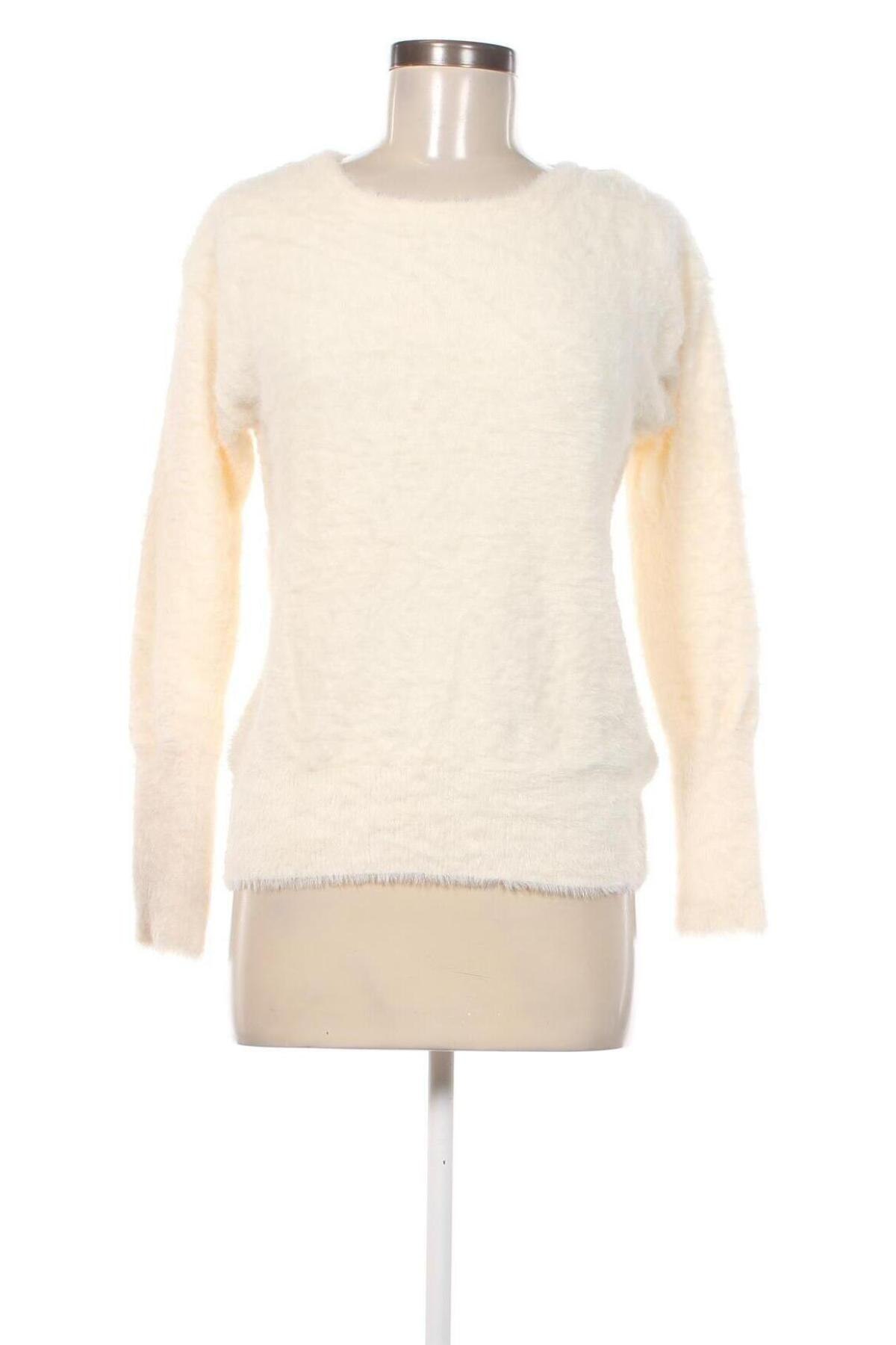 Damski sweter J&H Fashion, Rozmiar S, Kolor ecru, Cena 32,99 zł