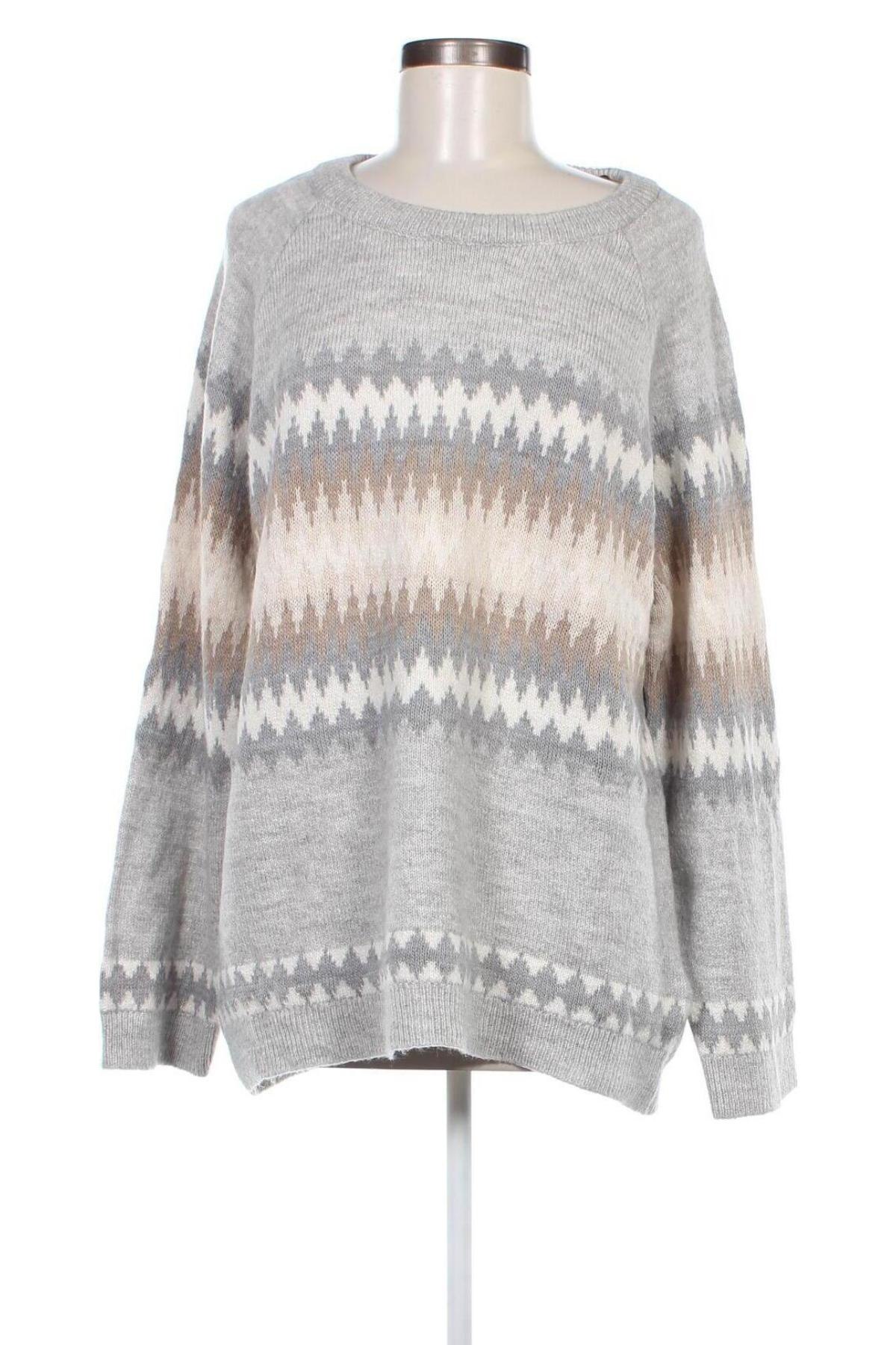 Damenpullover Laura Torelli, Größe L, Farbe Grau, Preis 8,49 €