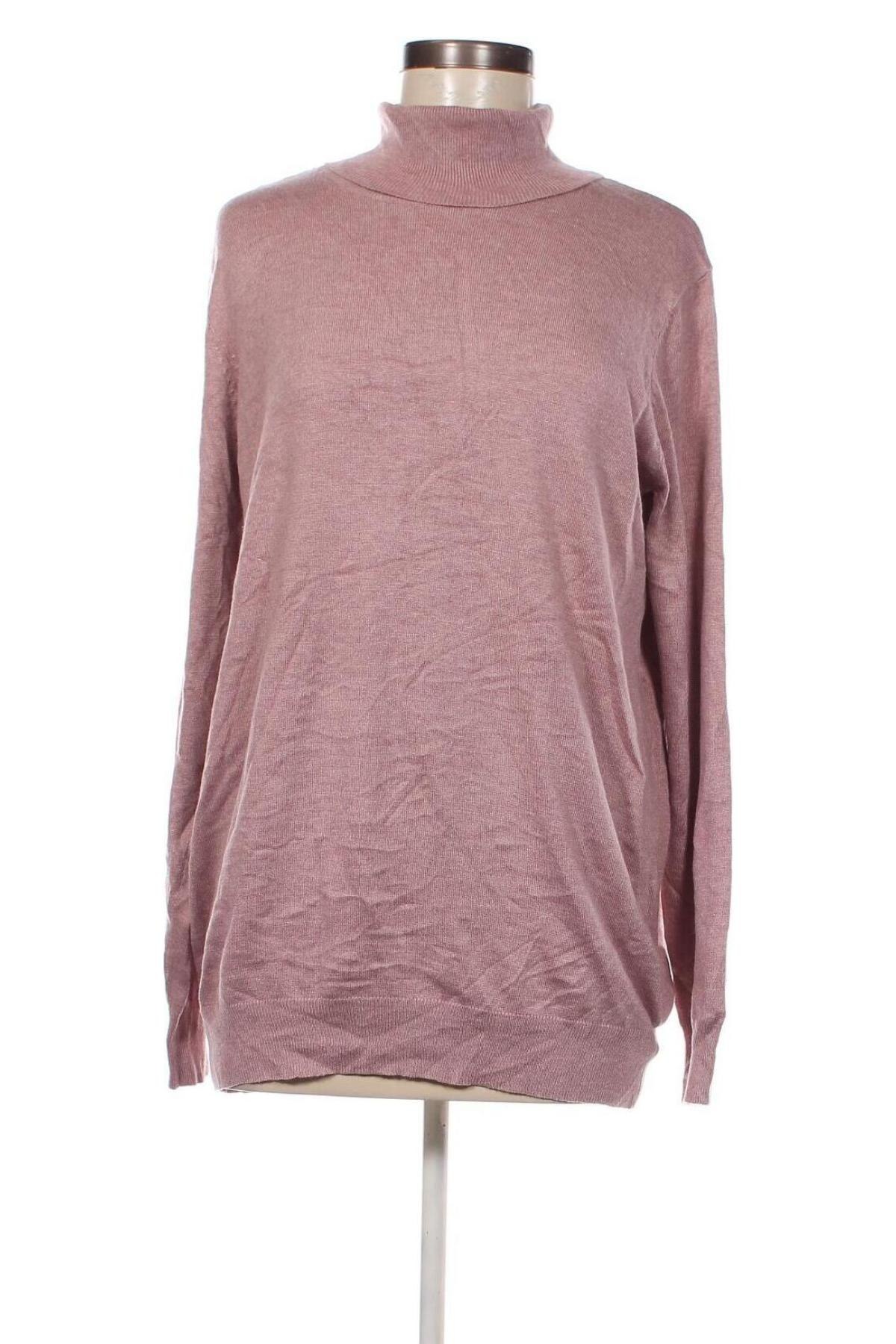 Damenpullover Laura Torelli, Größe M, Farbe Aschrosa, Preis 5,99 €