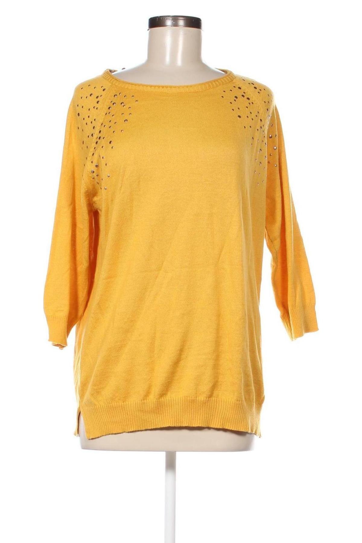 Damenpullover Laura Torelli, Größe S, Farbe Gelb, Preis 8,49 €