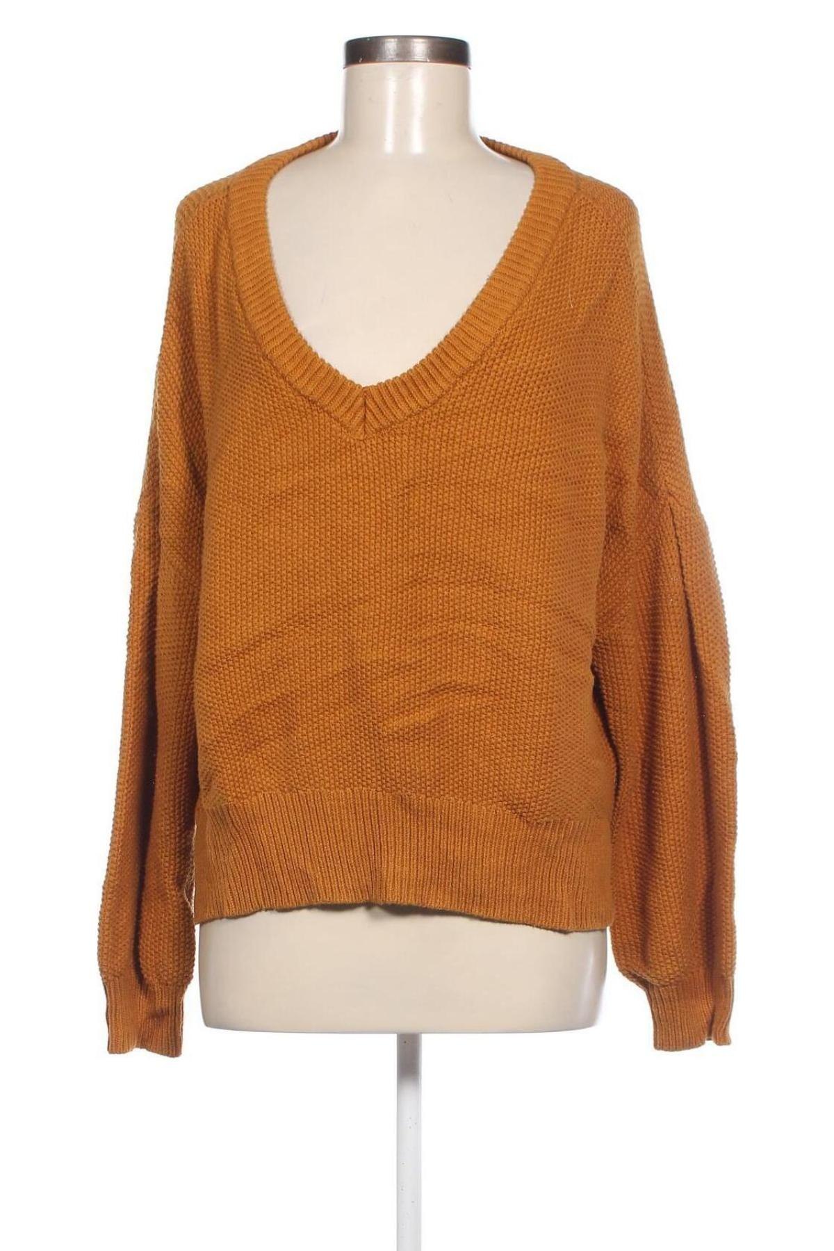 Damski sweter Lucky Brand, Rozmiar L, Kolor Żółty, Cena 45,99 zł