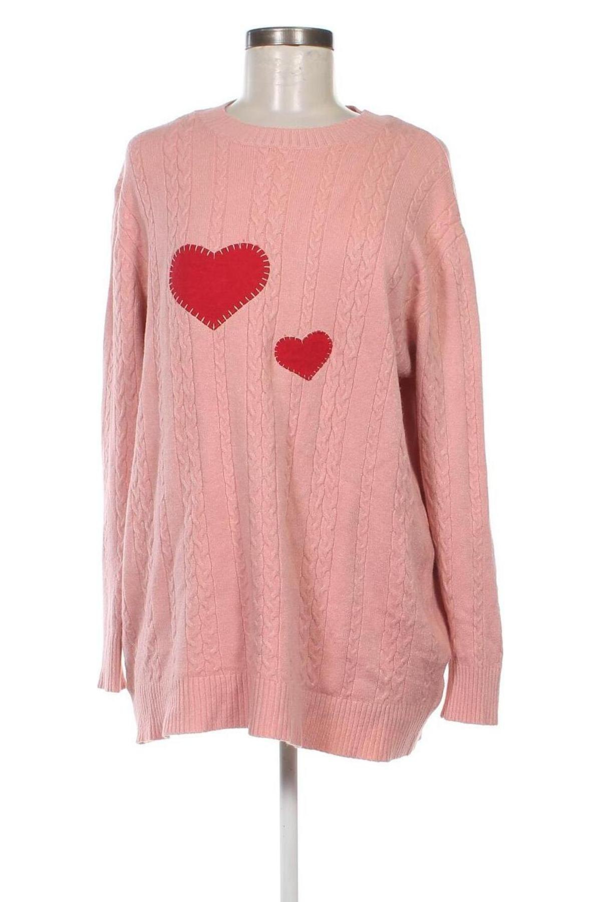 Damenpullover M&V, Größe L, Farbe Rosa, Preis 5,36 €