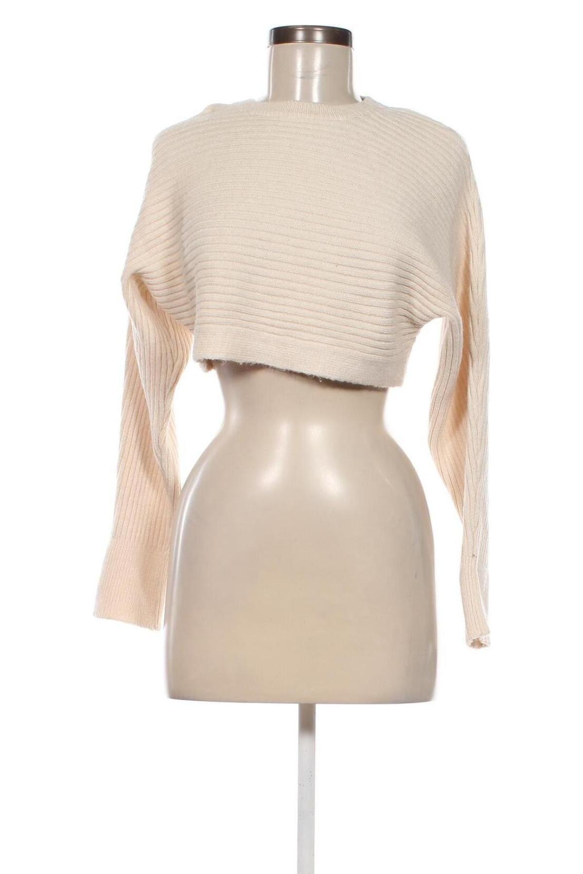 Damenpullover NA-KD, Größe M, Farbe Beige, Preis 8,99 €