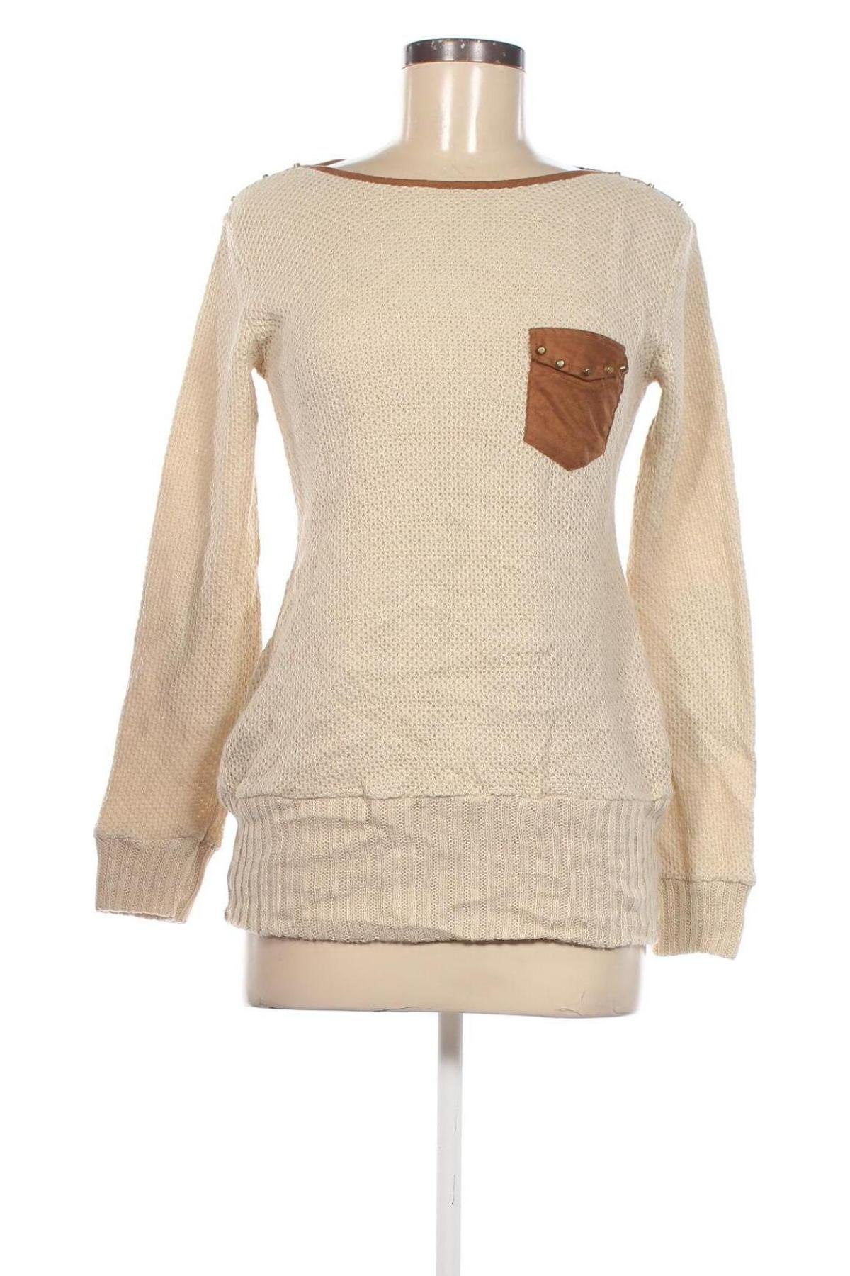 Damenpullover Passion, Größe M, Farbe Beige, Preis 7,49 €