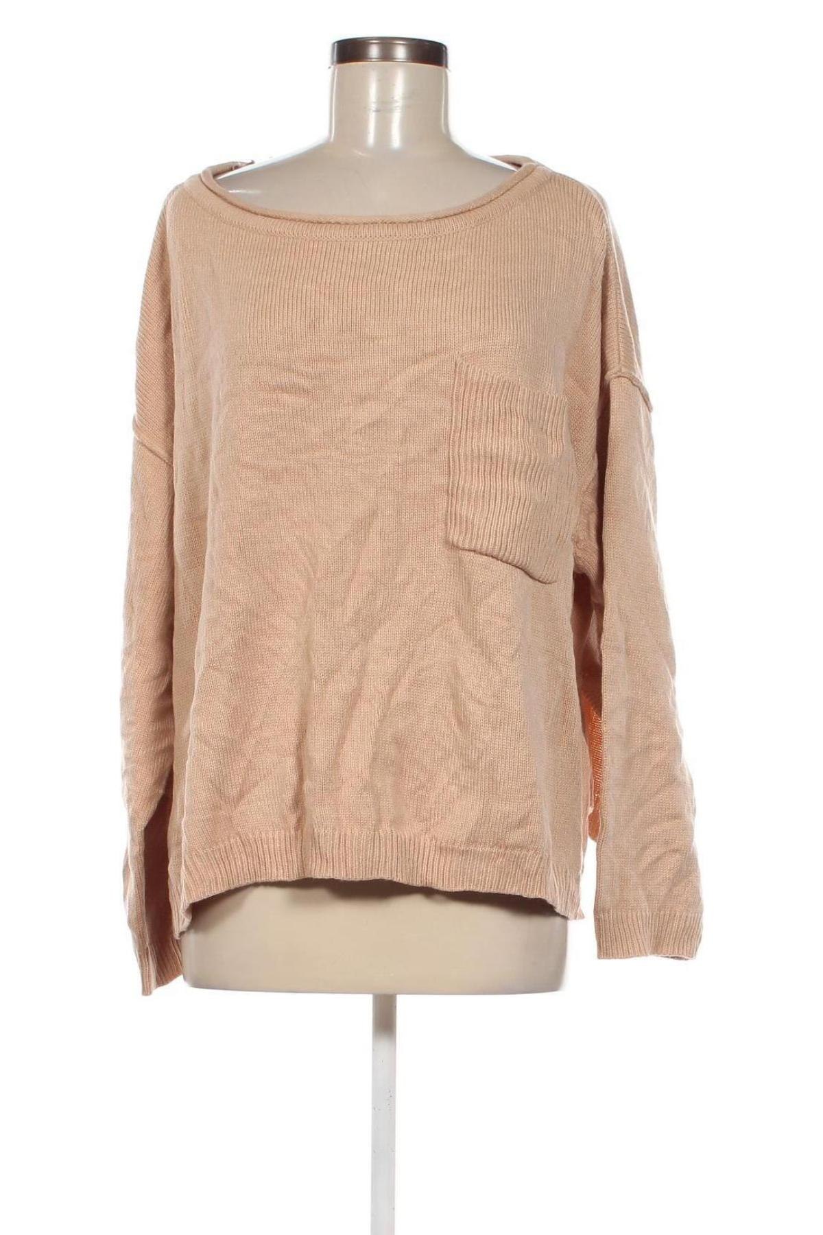 Damski sweter Pink Lily, Rozmiar S, Kolor Beżowy, Cena 14,99 zł