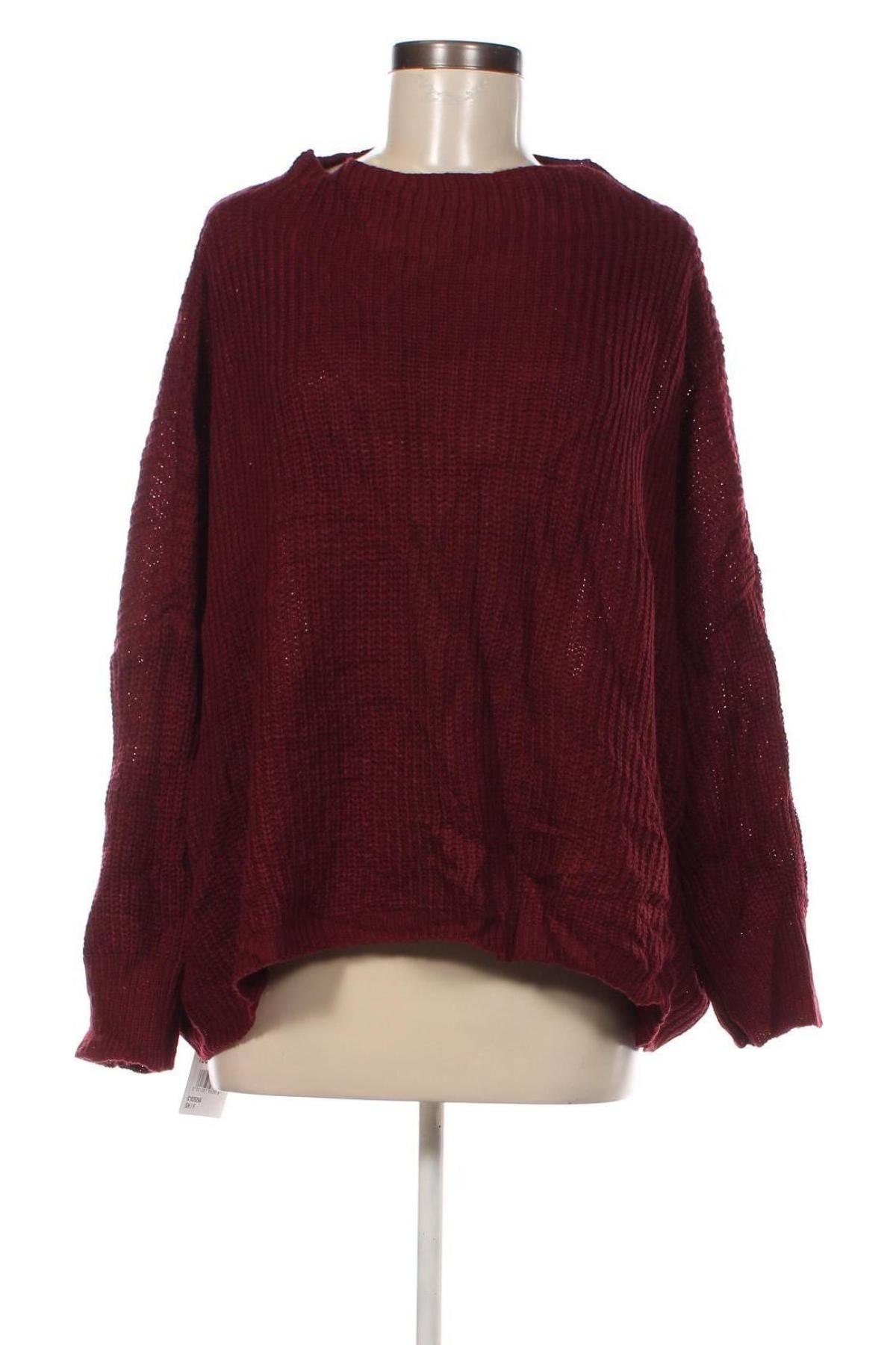 Damenpullover SHEIN, Größe XL, Farbe Rot, Preis 7,49 €