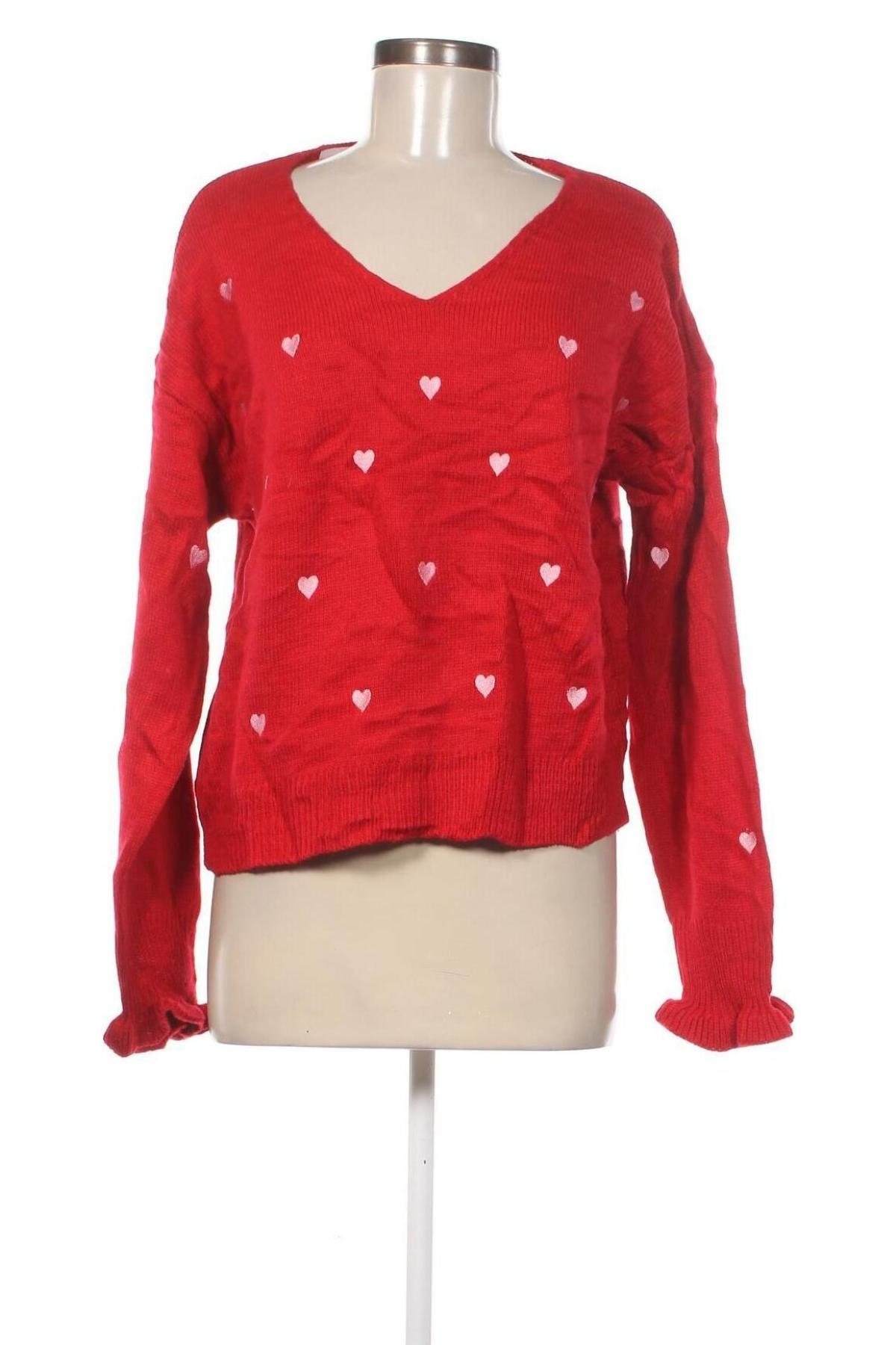 Damenpullover SHEIN, Größe M, Farbe Rot, Preis € 7,49