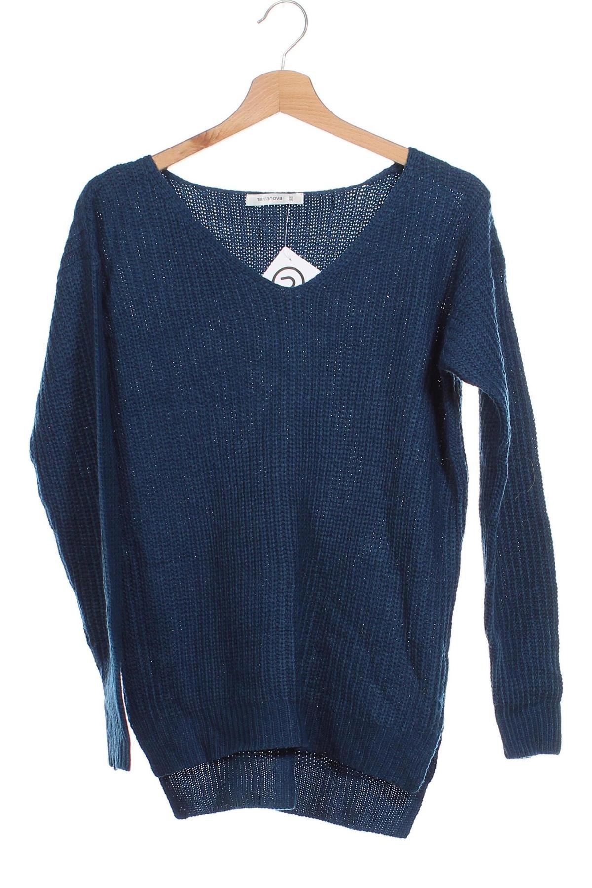 Damenpullover Terranova, Größe XS, Farbe Blau, Preis € 5,49