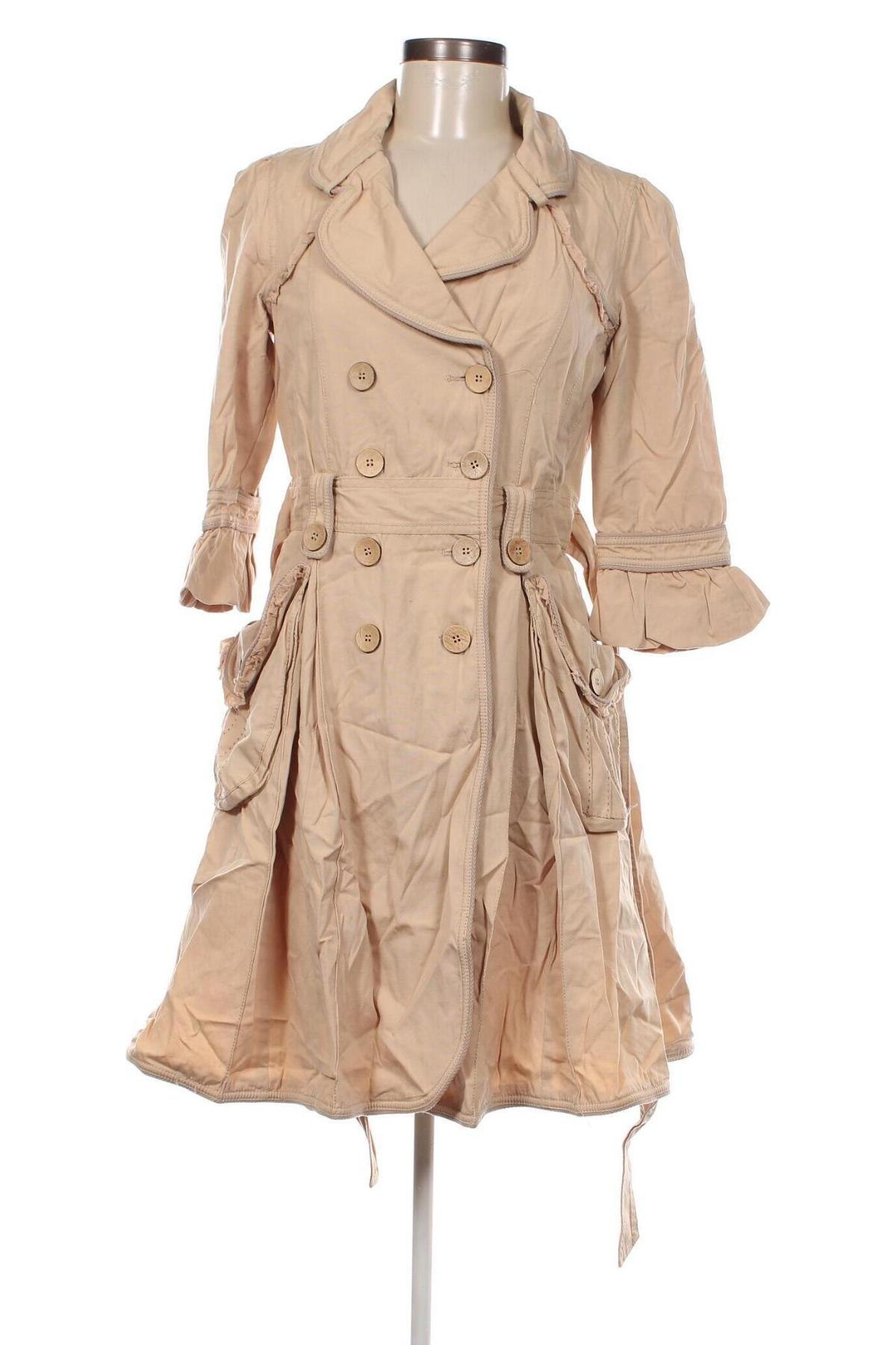 Damen Trenchcoat Miss Selfridge, Größe M, Farbe Beige, Preis 48,99 €