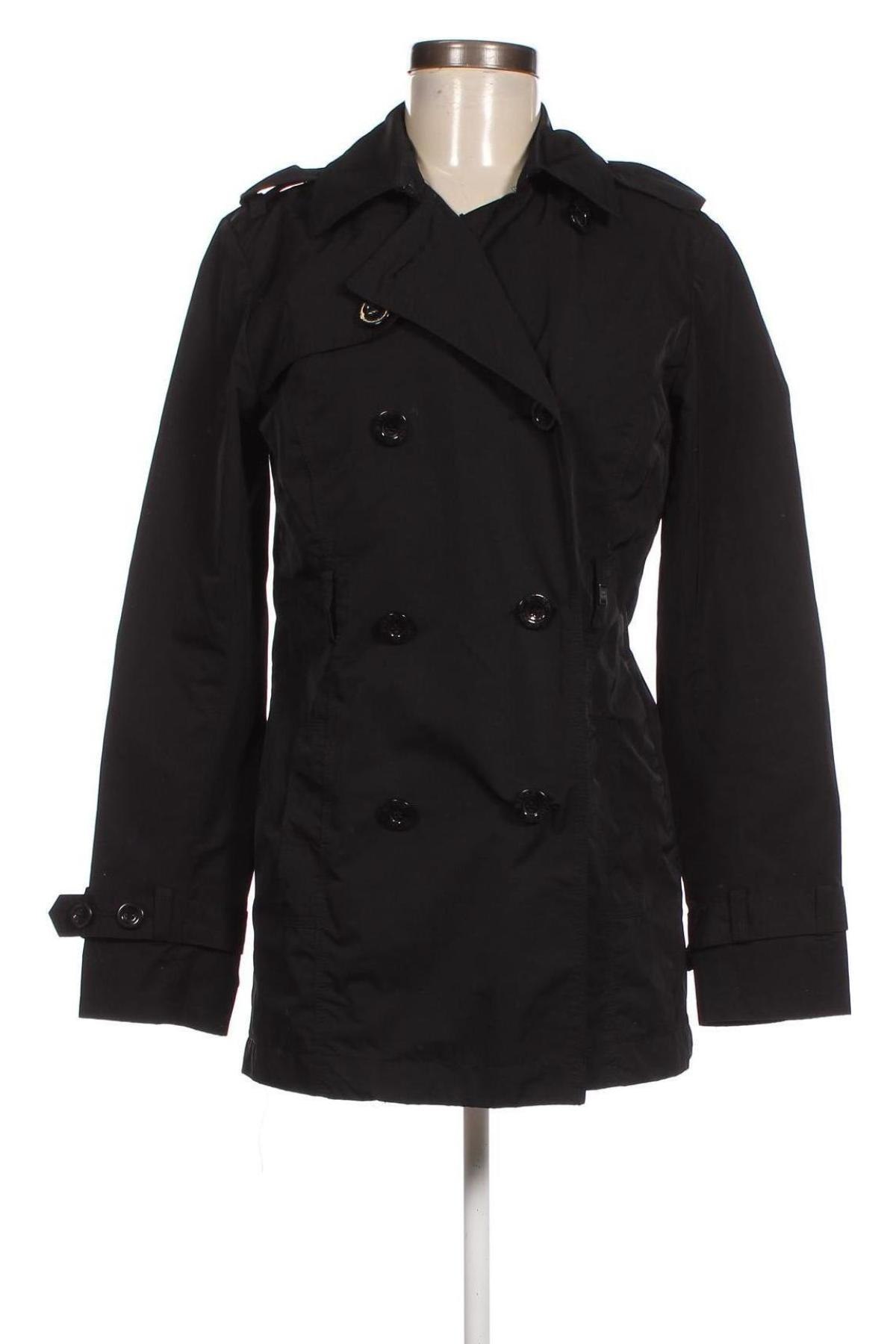 Damen Trench Coat River Island, Größe M, Farbe Schwarz, Preis € 10,49