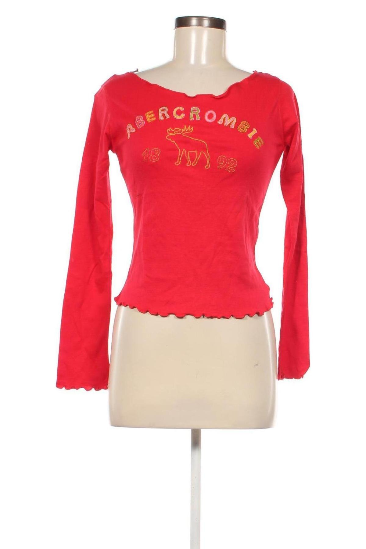 Damen Sweatshirt Abercrombie & Fitch, Größe L, Farbe Rot, Preis 15,99 €