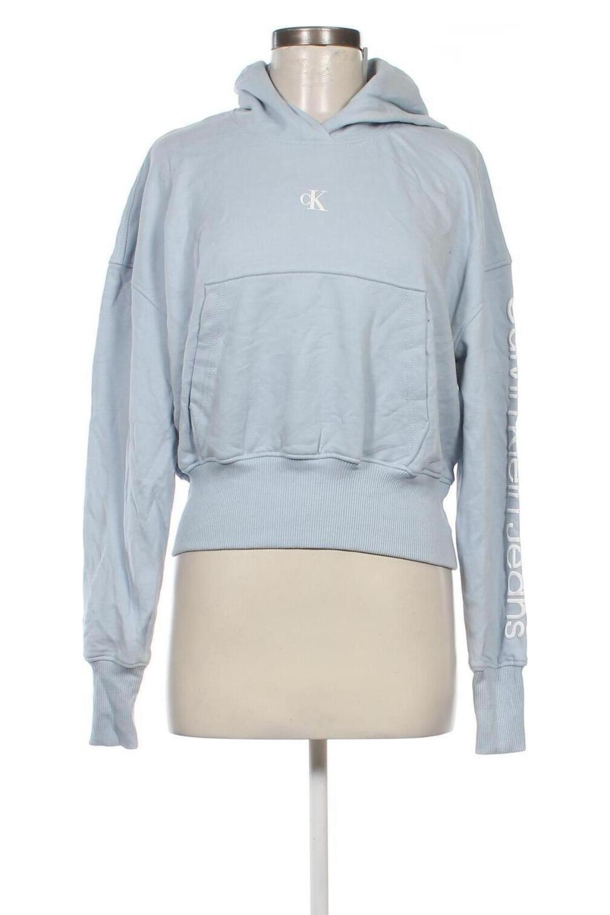 Damen Sweatshirt Calvin Klein, Größe S, Farbe Blau, Preis 57,06 €