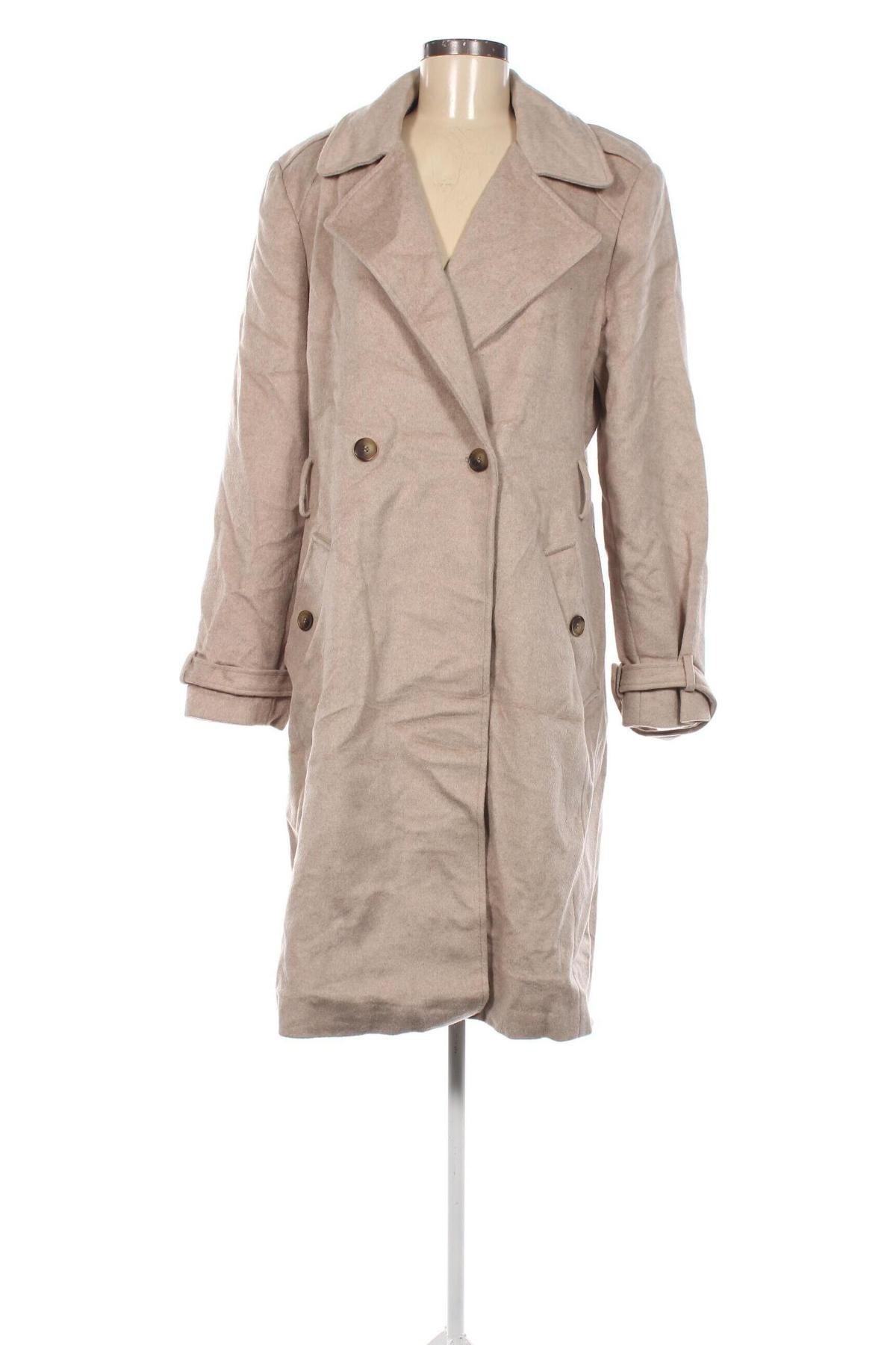 Damenmantel DKNY, Größe XL, Farbe Beige, Preis 35,99 €