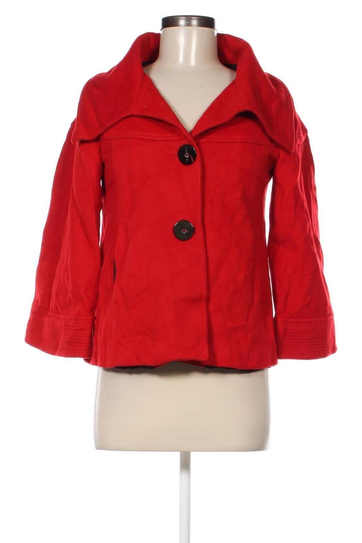 Damenmantel Zara, Größe S, Farbe Rot, Preis € 18,99