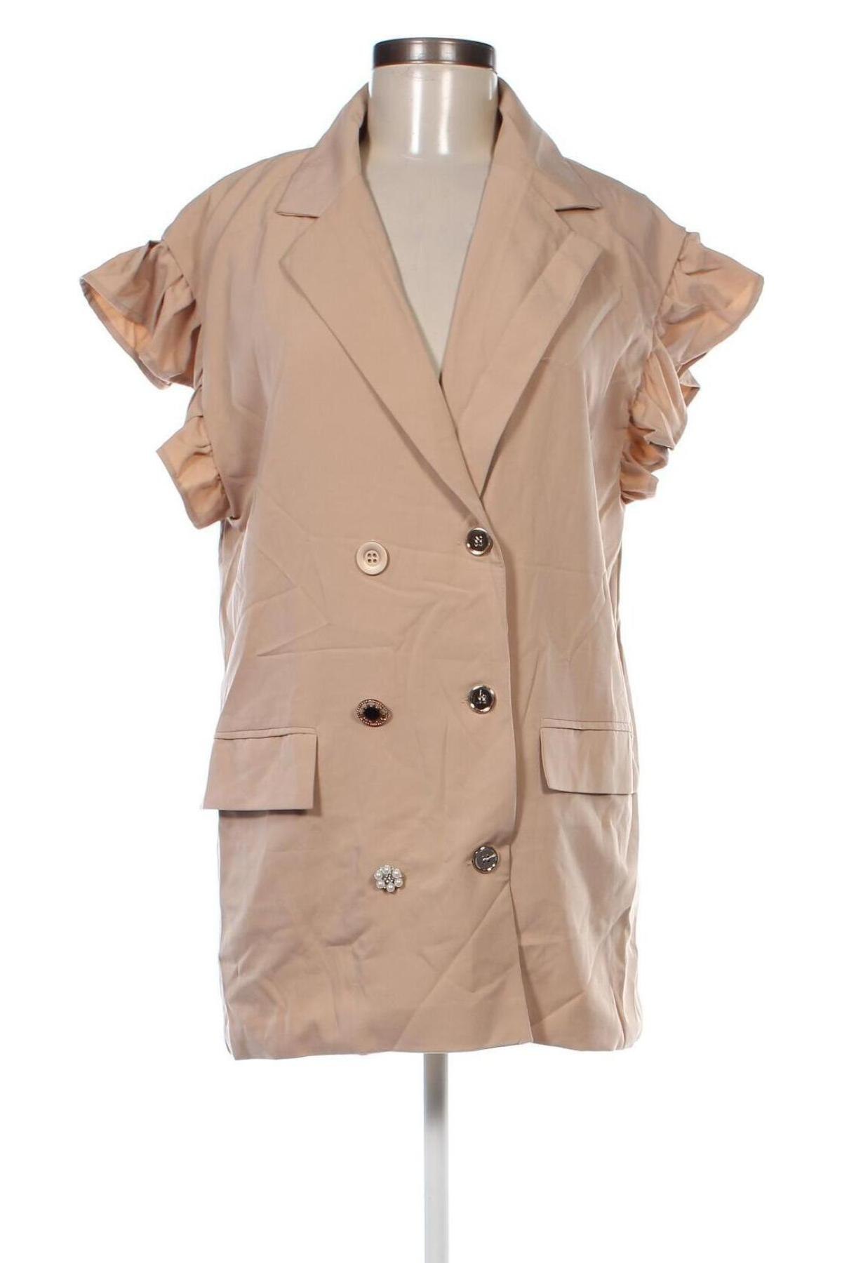 Damen Blazer, Größe M, Farbe Beige, Preis 4,99 €