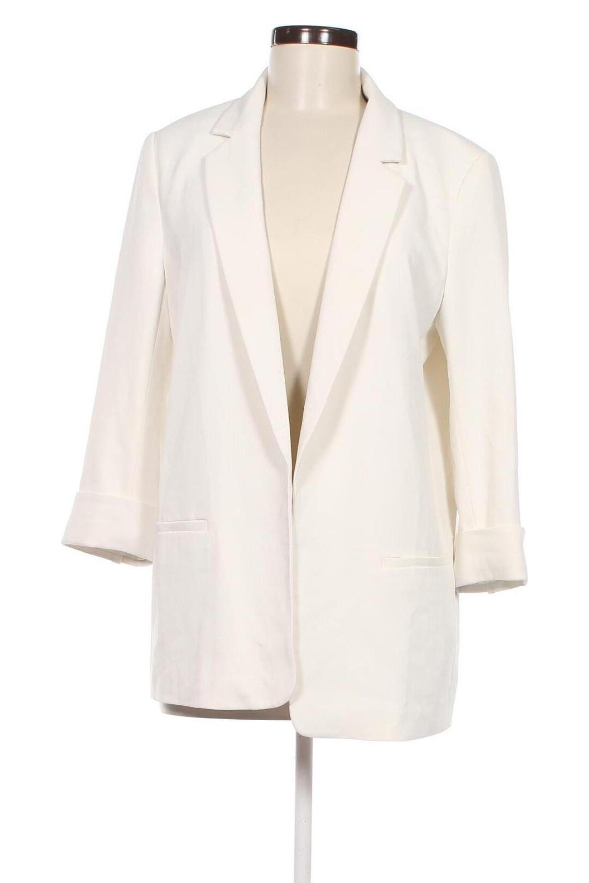 Damen Blazer H&M, Größe L, Farbe Weiß, Preis € 22,51