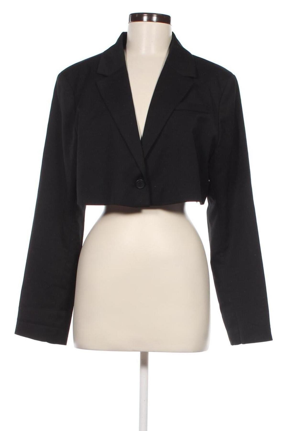 Damen Blazer H&M Divided, Größe L, Farbe Schwarz, Preis € 22,51