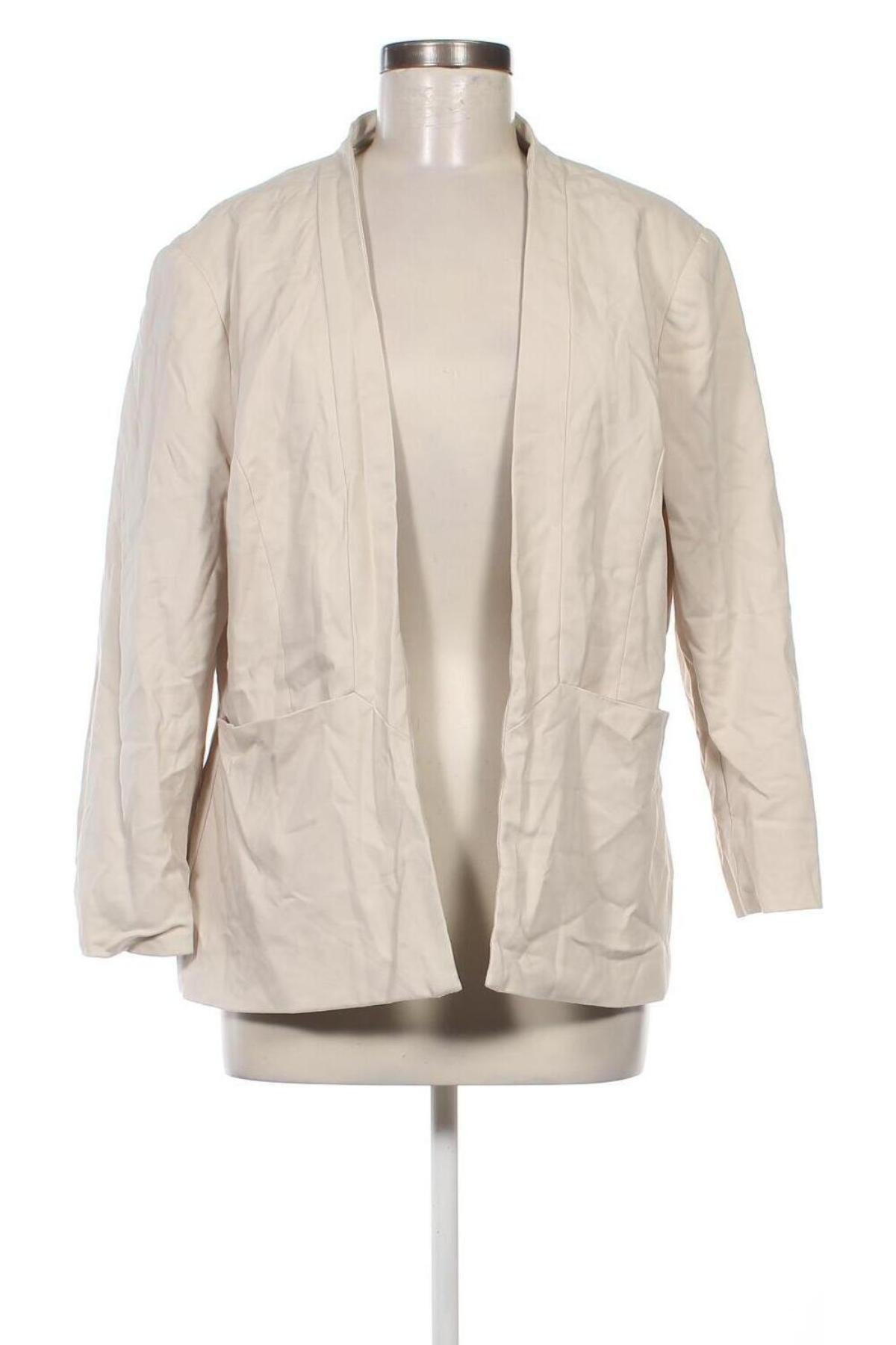 Damen Blazer Reserved, Größe XL, Farbe Ecru, Preis 14,99 €