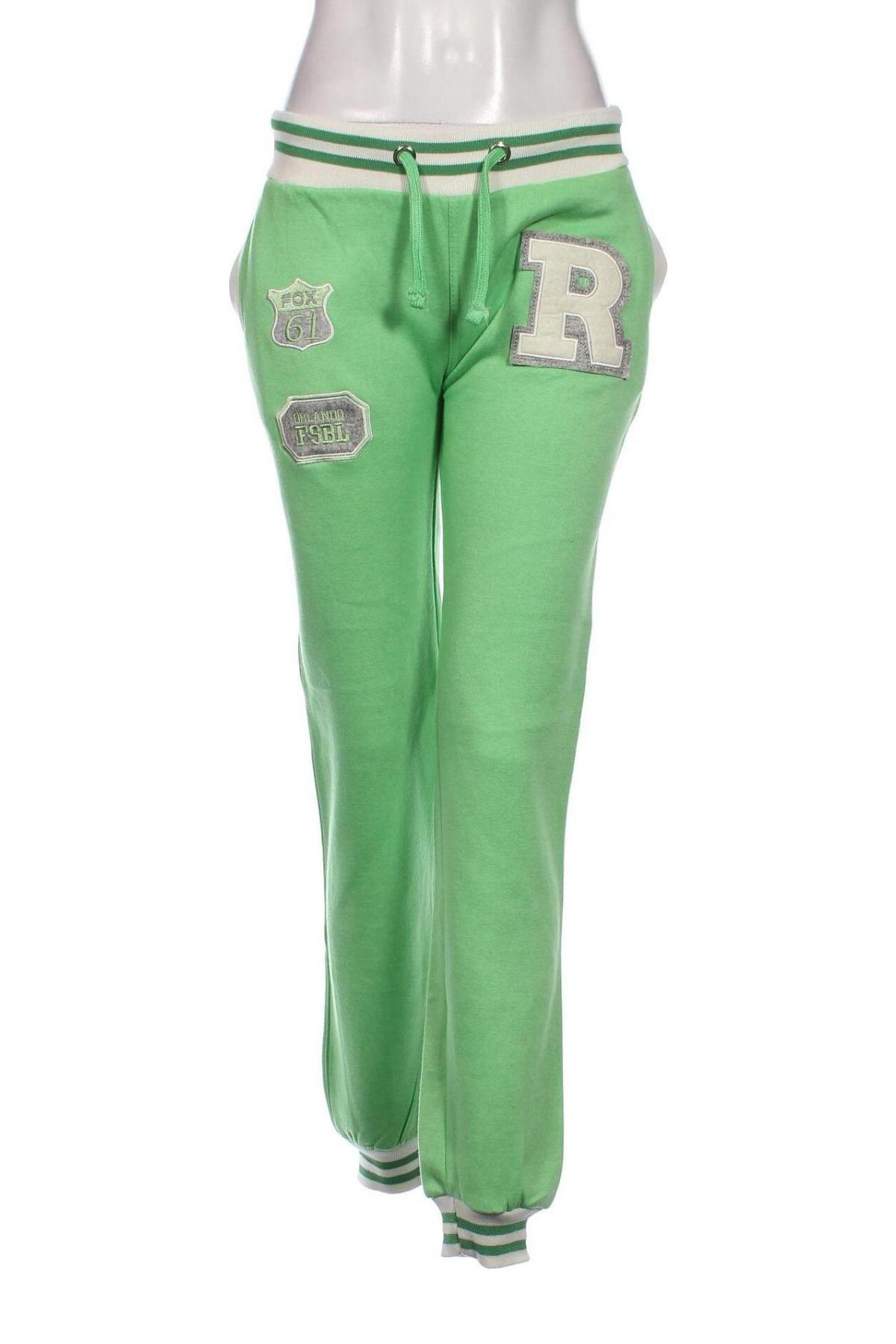 Pantaloni trening de femei, Mărime S, Culoare Verde, Preț 45,99 Lei