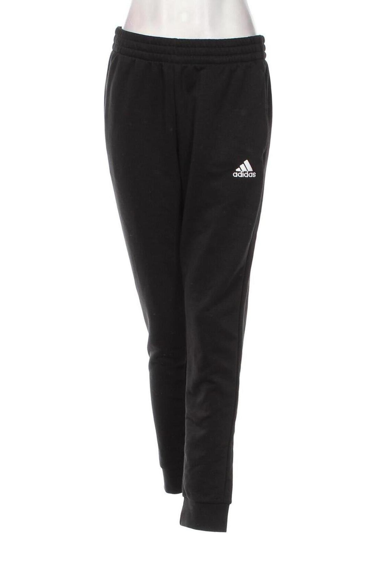 Pantaloni trening de femei Adidas, Mărime M, Culoare Negru, Preț 305,92 Lei