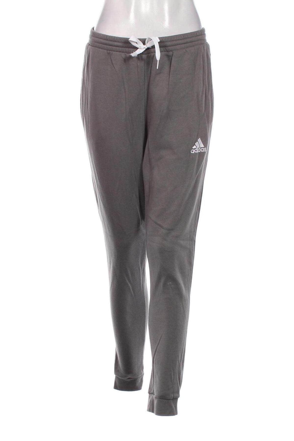 Damen Sporthose Adidas, Größe M, Farbe Grau, Preis 28,53 €