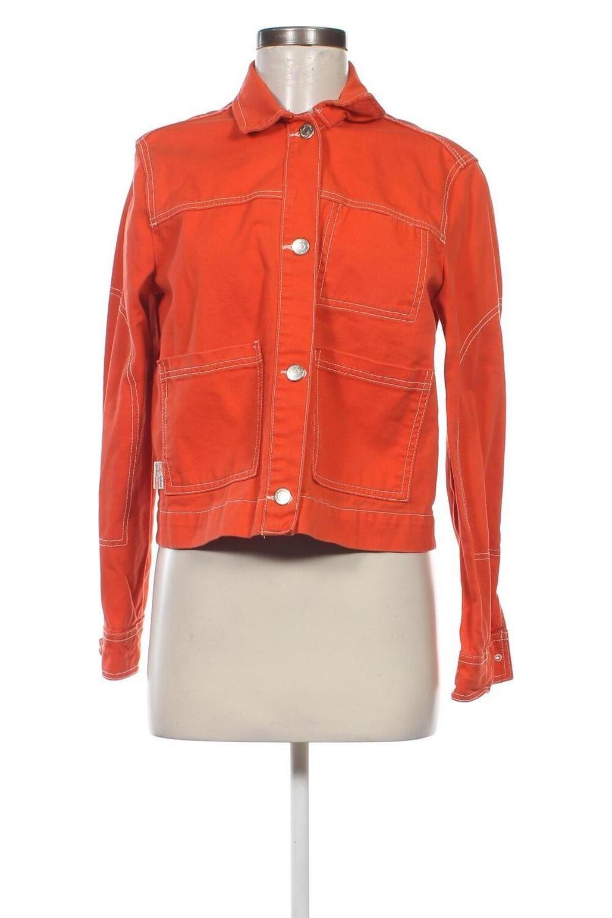 Damenjacke Bershka, Größe S, Farbe Orange, Preis € 11,99