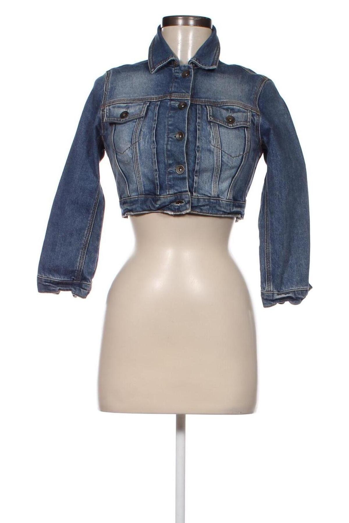 Geacă de femei Topshop Moto, Mărime S, Culoare Albastru, Preț 79,99 Lei