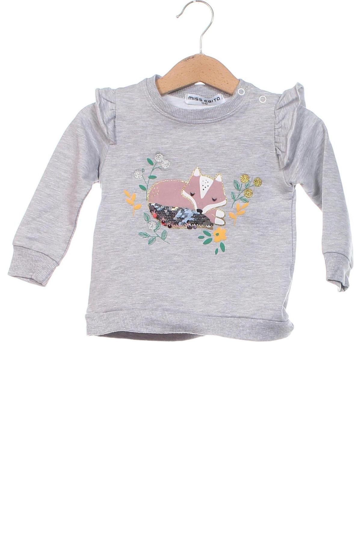 Kinder Shirt, Größe 9-12m/ 74-80 cm, Farbe Grau, Preis 6,00 €