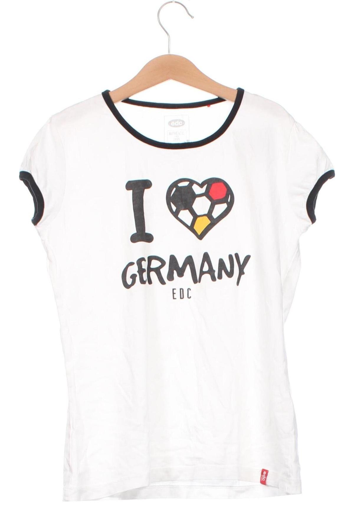 Kinder Shirt Edc By Esprit, Größe 14-15y/ 168-170 cm, Farbe Weiß, Preis € 5,49