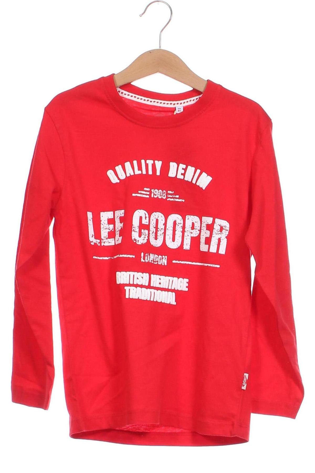 Bluză pentru copii Lee Cooper, Mărime 7-8y/ 128-134 cm, Culoare Roșu, Preț 167,76 Lei