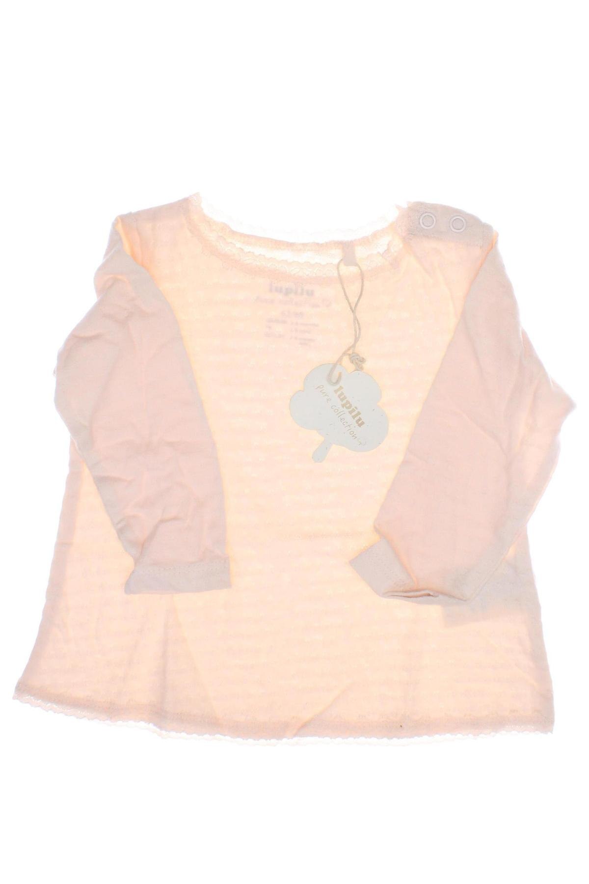 Kinder Shirt Lupilu, Größe 3-6m/ 62-68 cm, Farbe Rosa, Preis € 4,49