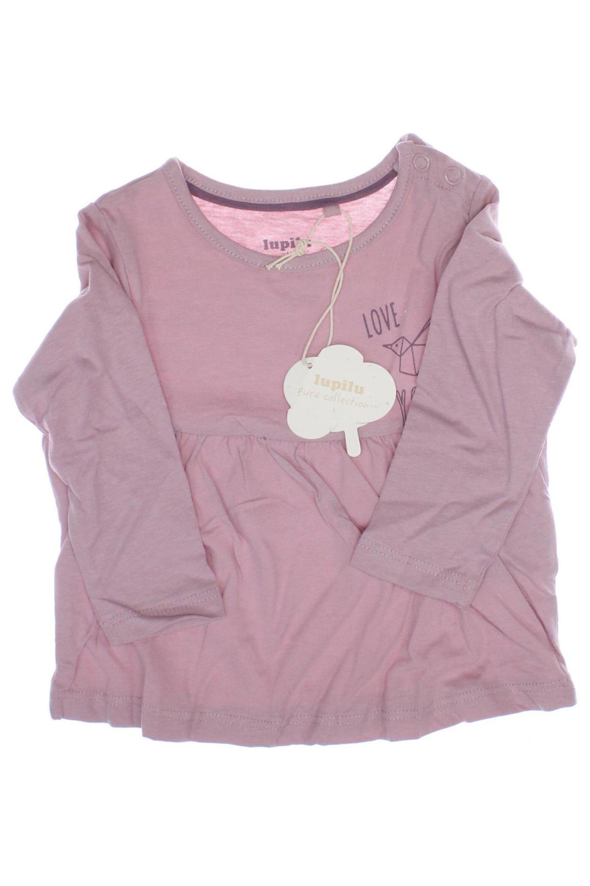 Kinder Shirt Lupilu, Größe 3-6m/ 62-68 cm, Farbe Lila, Preis 4,29 €